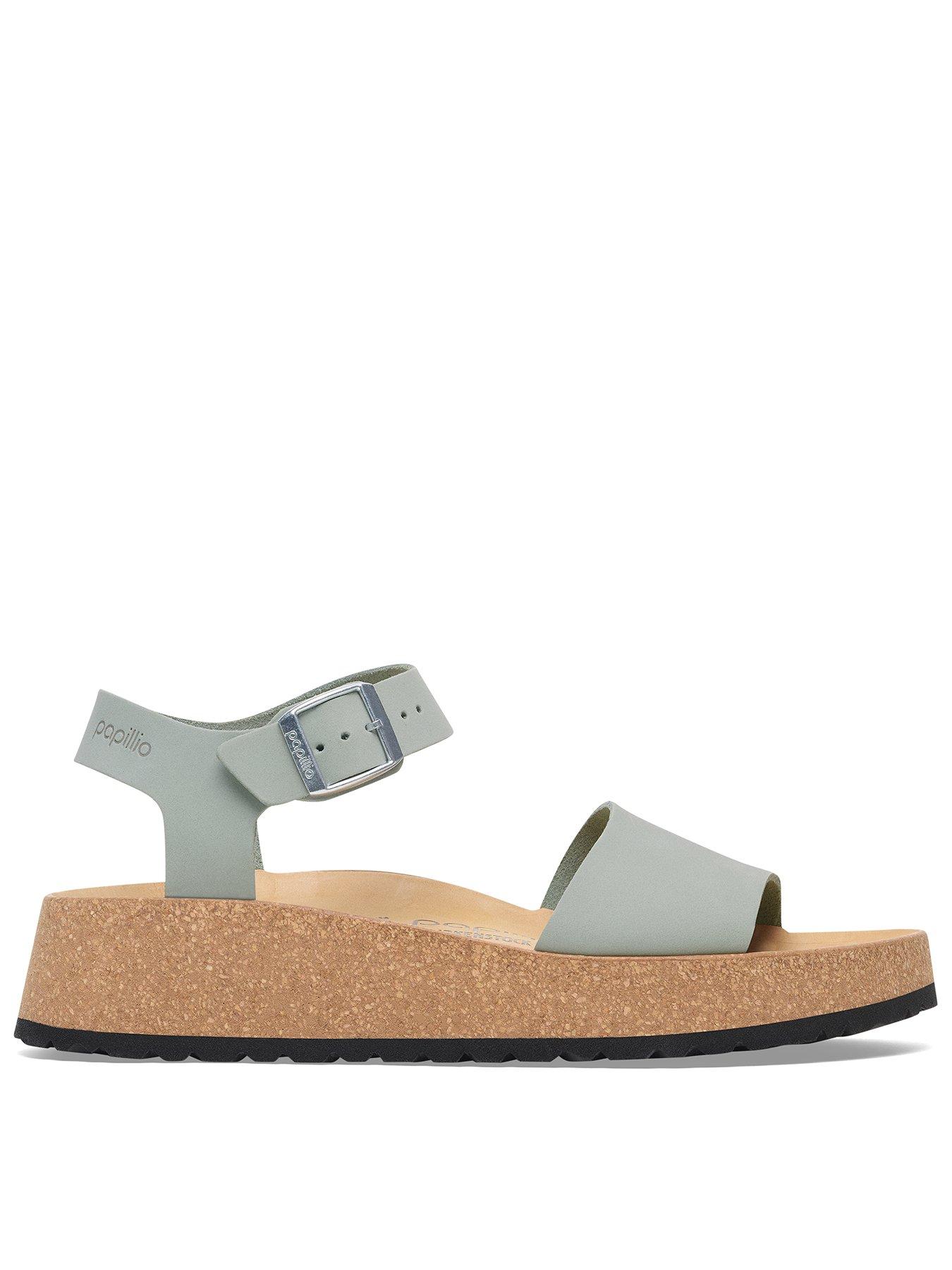 Image 1 of 3 of Birkenstock Glenda Nubuck Sandal - Sage