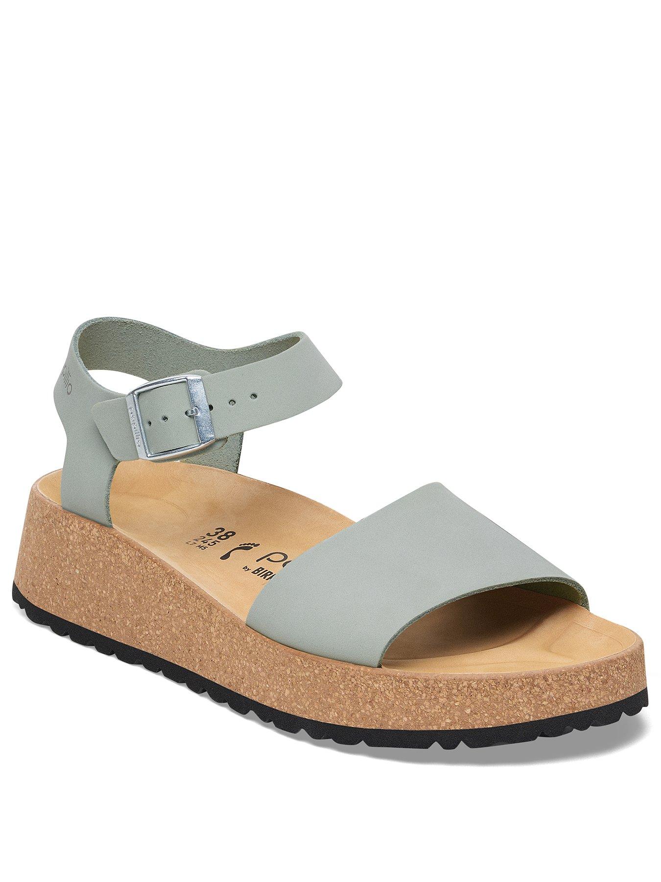 Image 2 of 3 of Birkenstock Glenda Nubuck Sandal - Sage