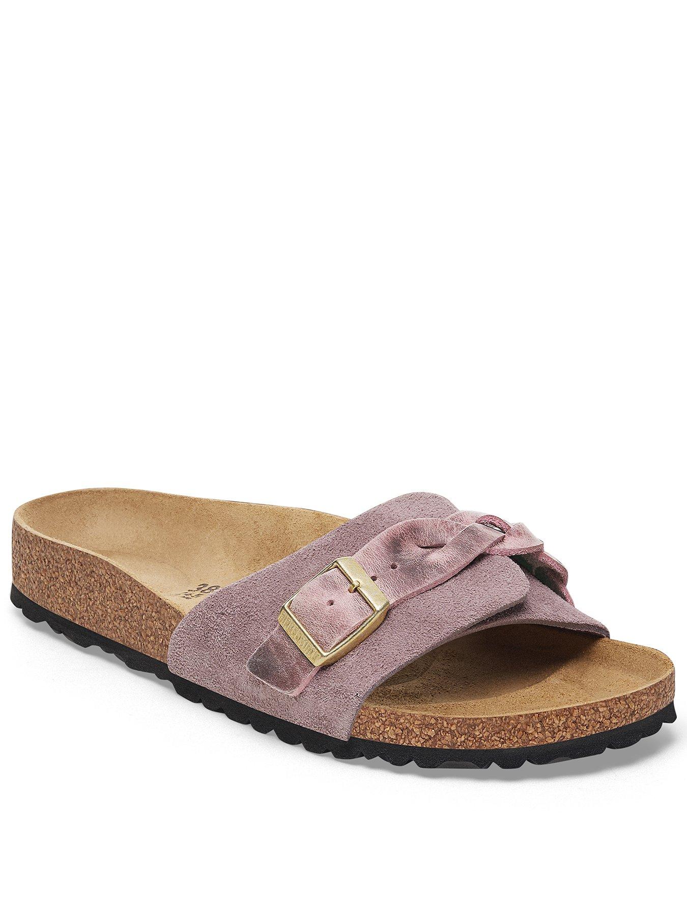 undefined Oita Braided Oiled Leather Sandals  Purple