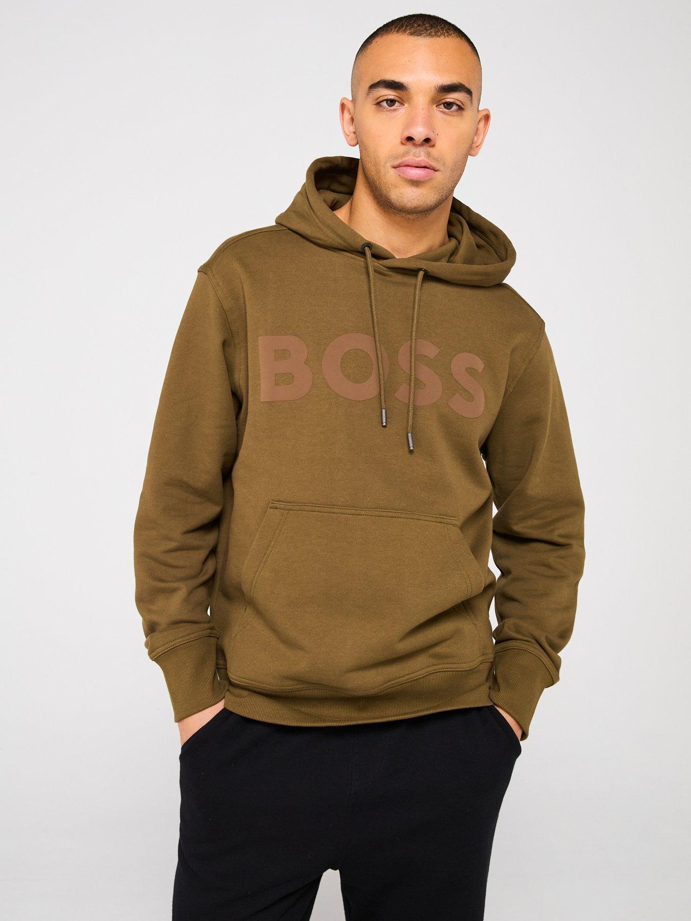 undefined Webasic Logo Overhead Hoodie - Khaki