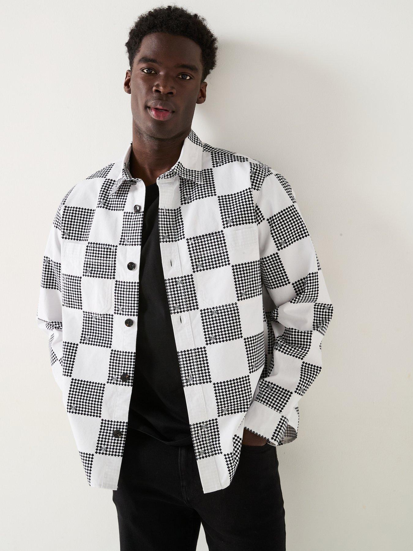 undefined Erato Giant Checkerboard Shirt - Black
