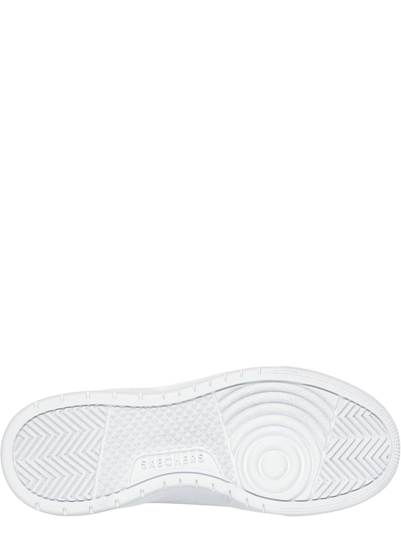 Image 4 of 5 of Skechers Uno Court Embossed Duraleather Lace Up Fashion Sneakers - Duraleather/ Natural Trim