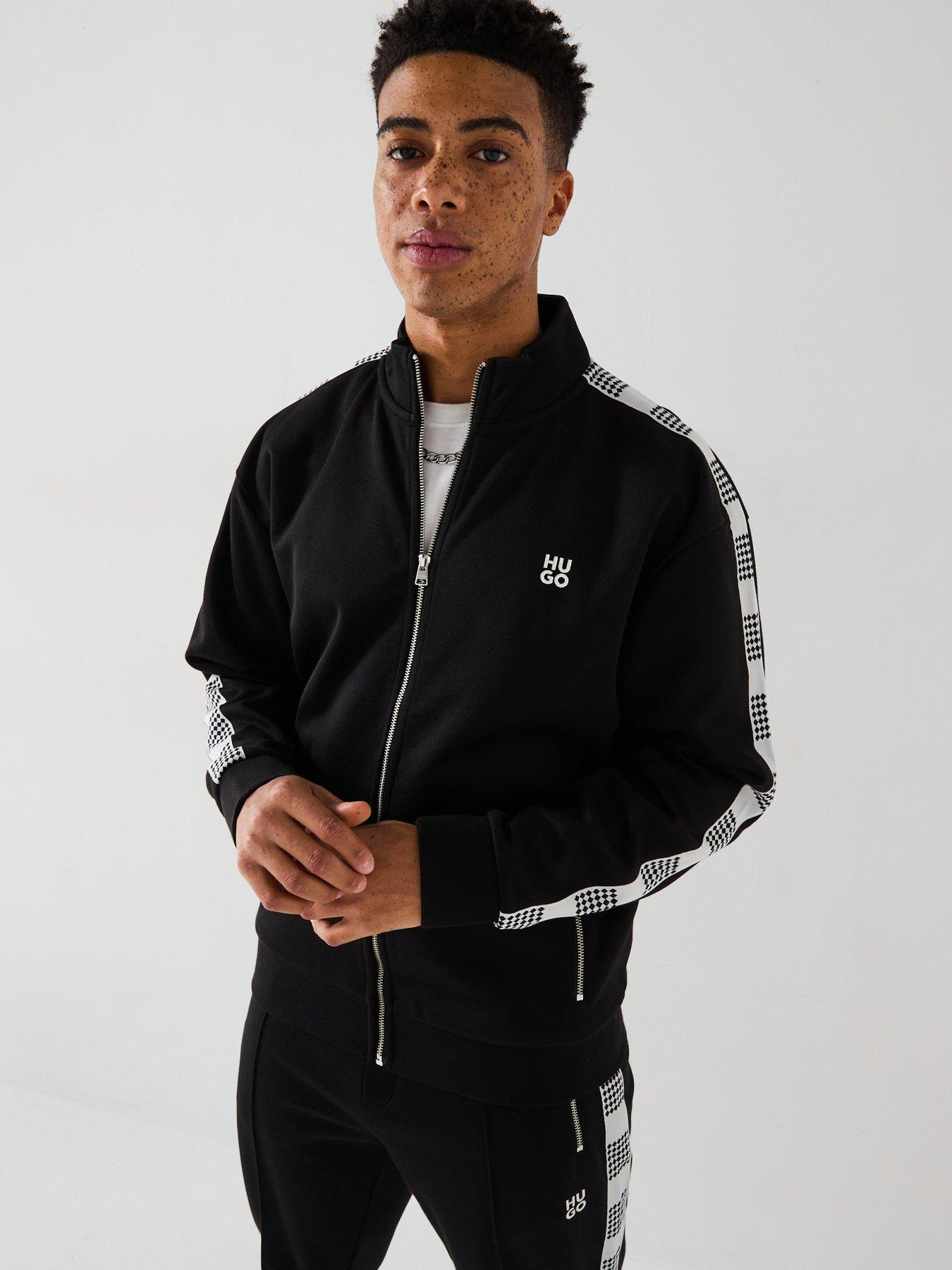 undefined Dusino Relaxed Fit Track Top - Black