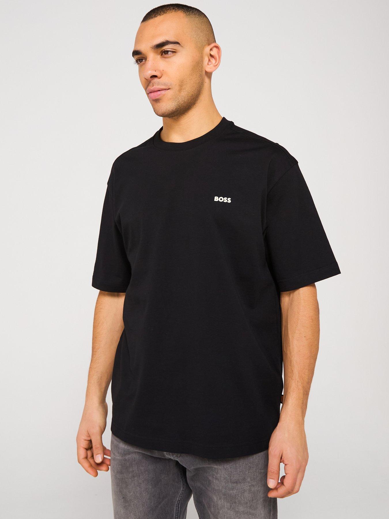 undefined Te Surfaceshort Relaxed Fit Back Print T-Shirt - Black