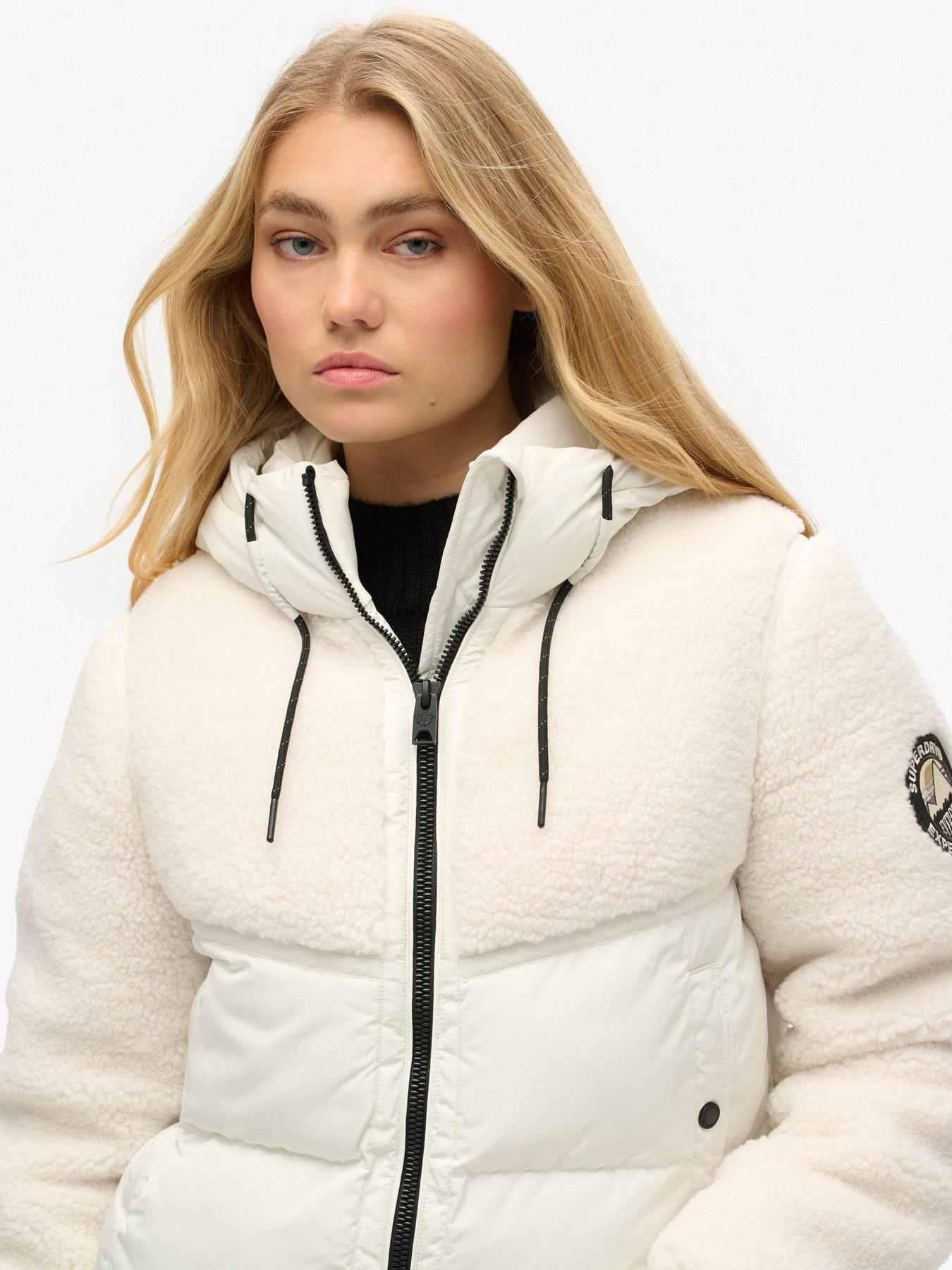 Everest Bomber Hybrid Jacket White
