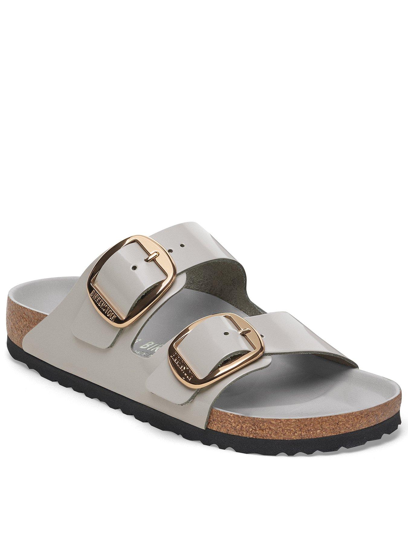 undefined Arizona Big Buckle Sandal - Grey