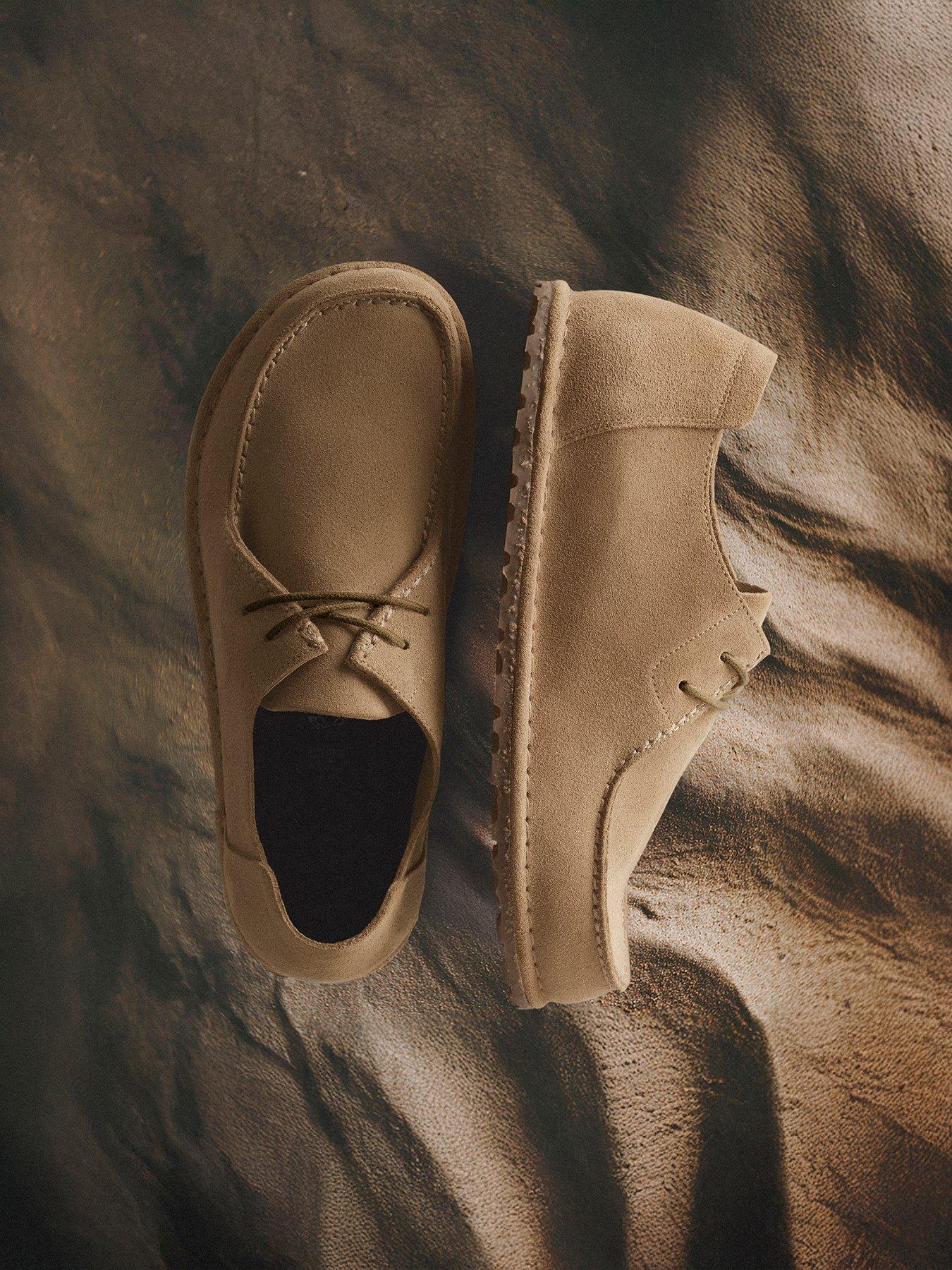 Image 1 of 4 of Birkenstock Womens Utti Suede Lace Up Shoe - Gray Taupe