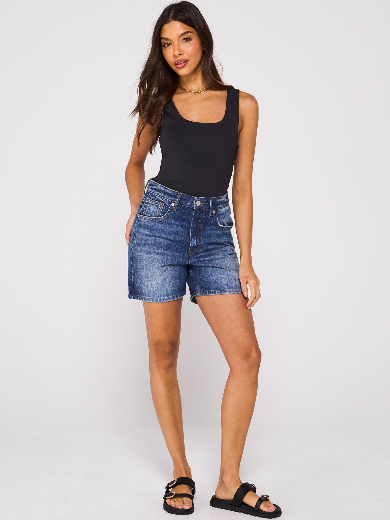 Image 3 of 6 of V by Very Denim Bermuda Shorts