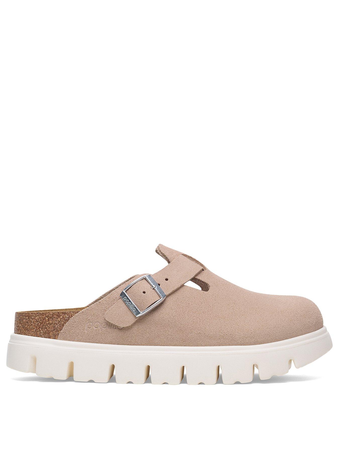 Image 2 of 3 of Birkenstock Boston Chunky Suede Clog - Pink