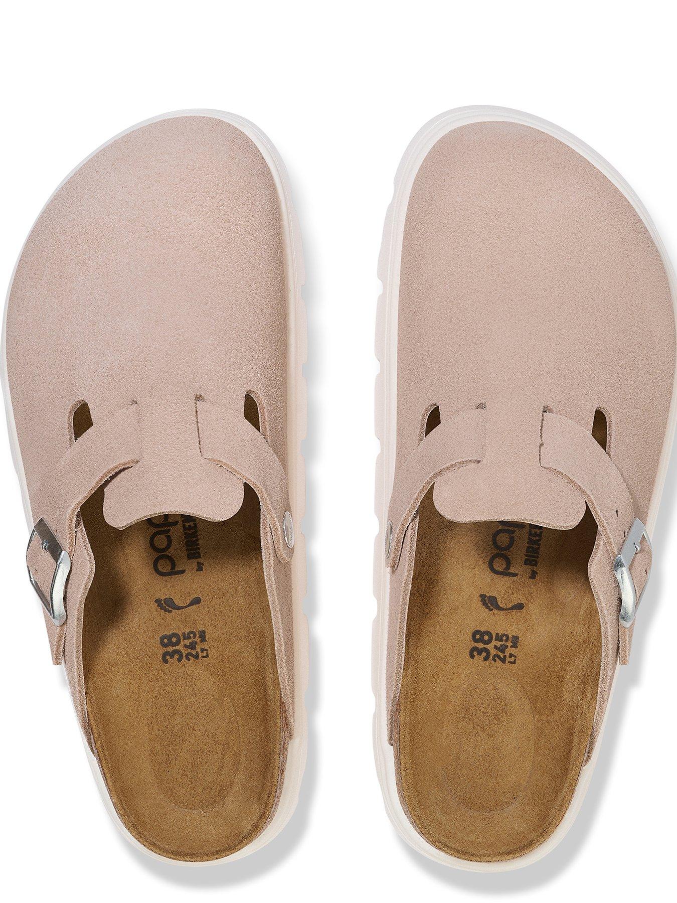 Image 3 of 3 of Birkenstock Boston Chunky Suede Clog - Pink
