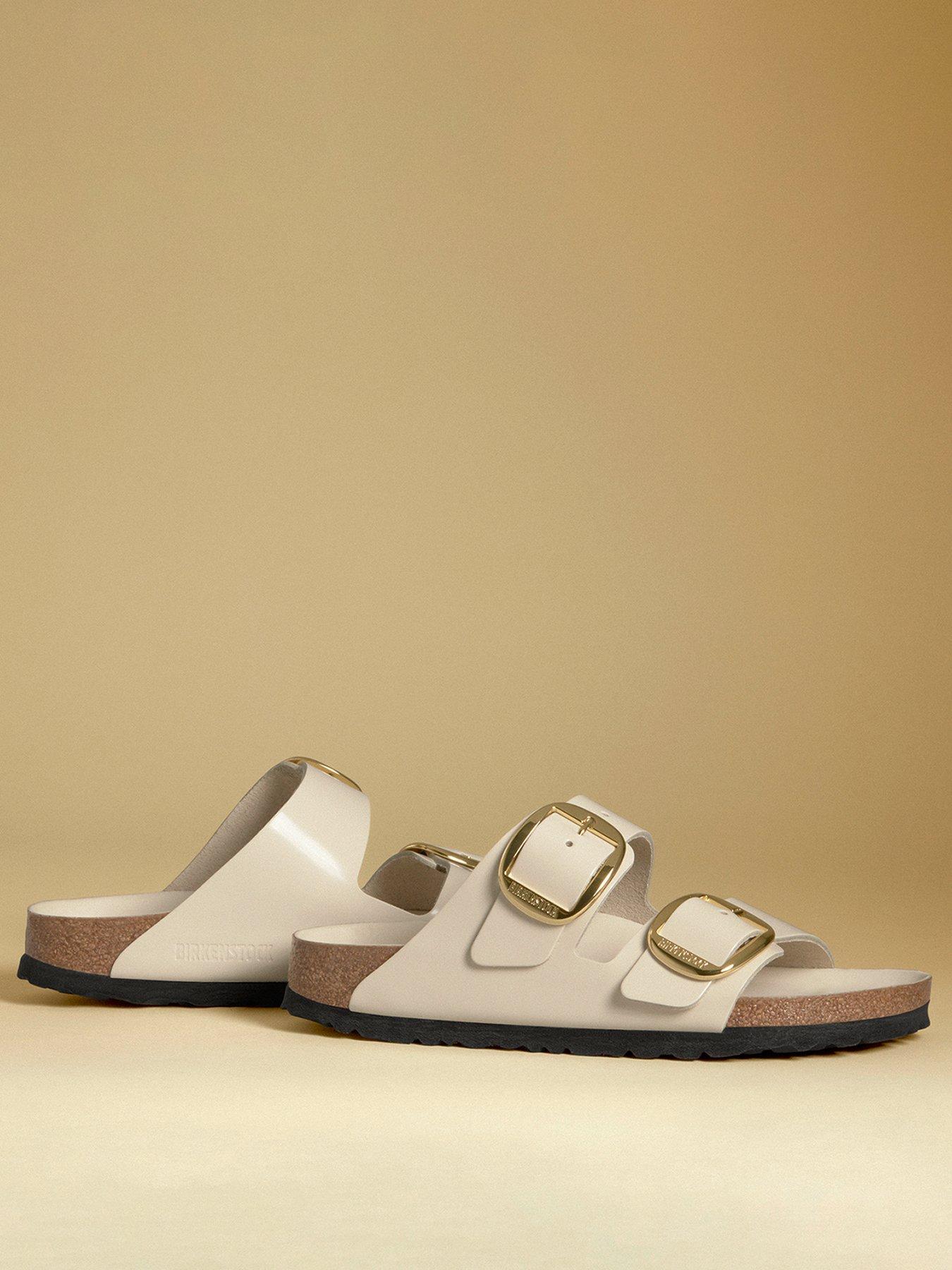 undefined Arizona Big Buckle Sandal - Cream