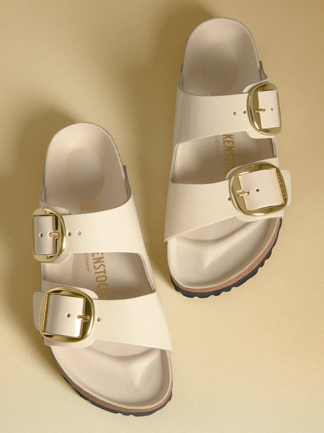 Birkenstock Arizona Big Buckle Sandal Cream Very