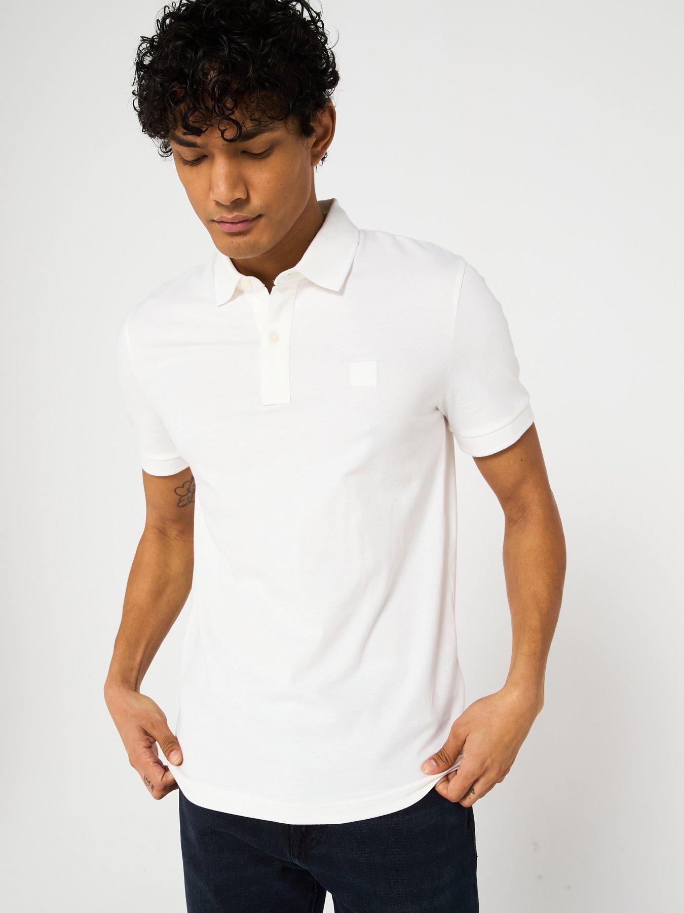undefined Passertip Slim Fit Short Sleeve Polo Shirt - White