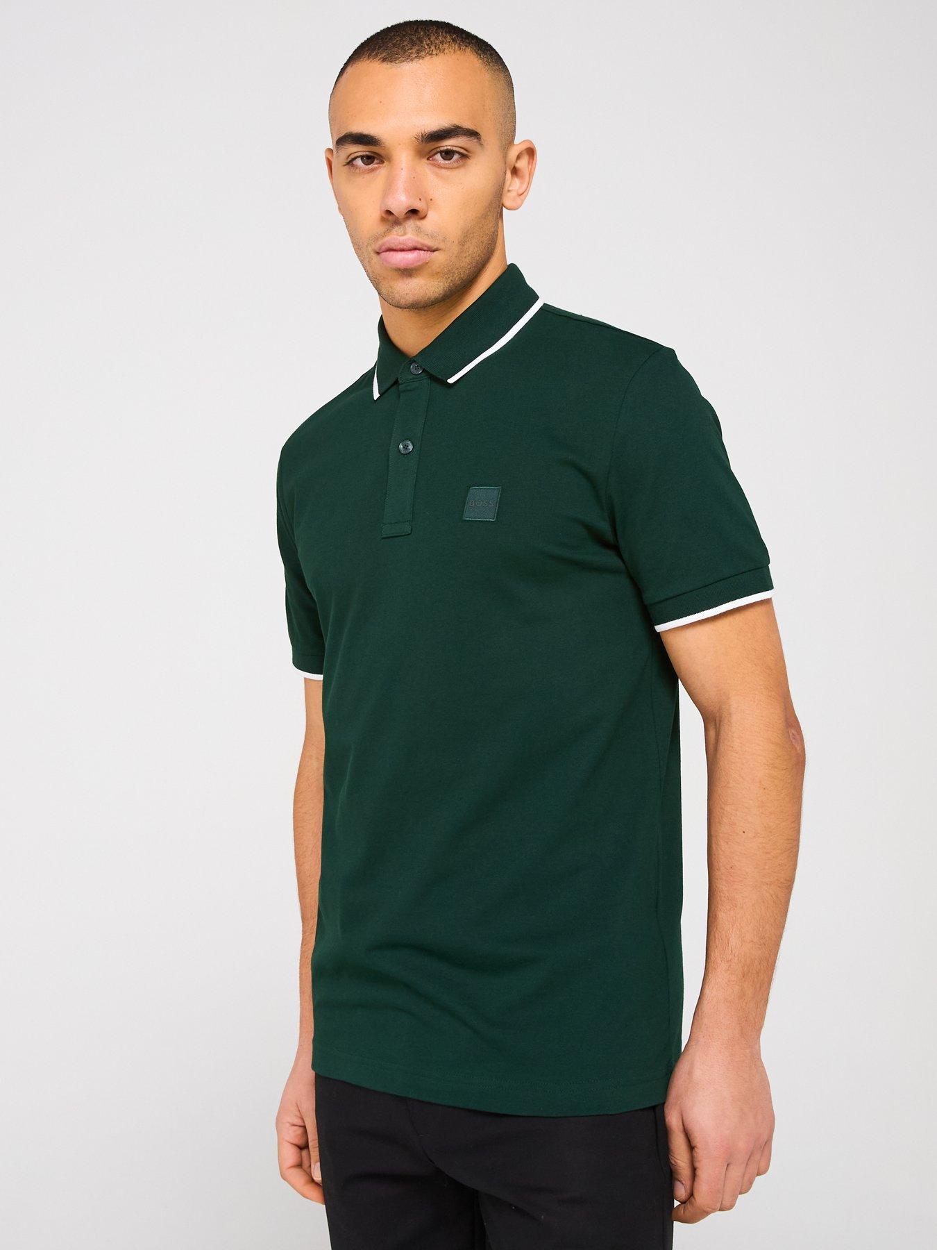 undefined Passertip Slim Fit Short Sleeve Polo Shirt - Dark Green