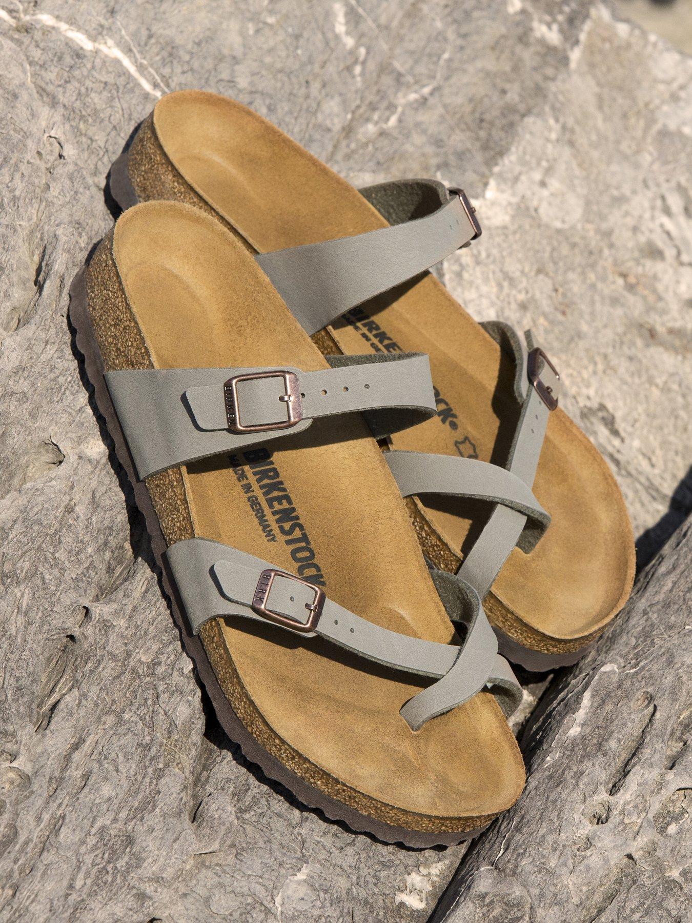 Birkenstock Mayari BFBC Stone, Stone, Size 5, Women