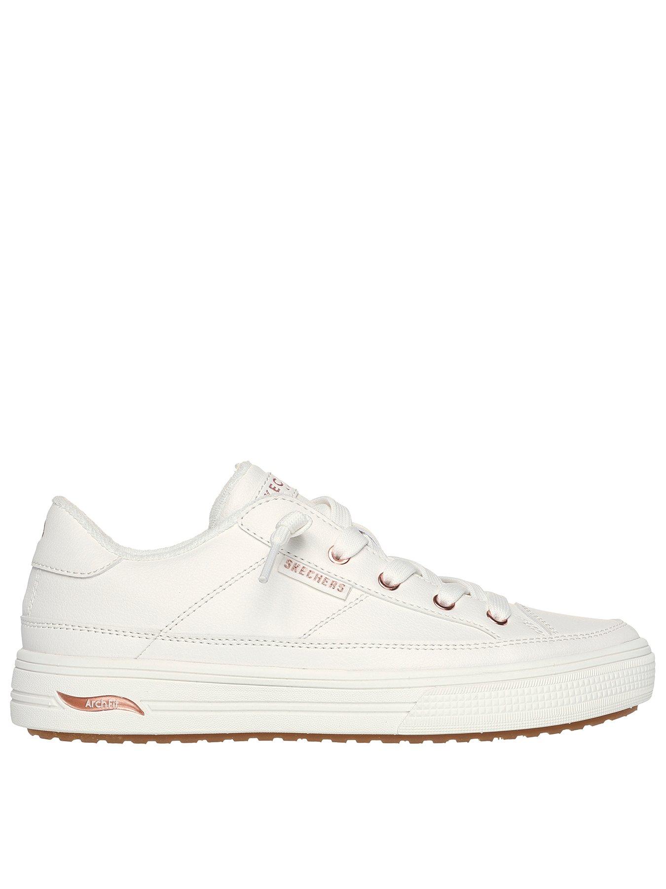 undefined Arch Fit Arcade Duraleather Slip On Trainer - White