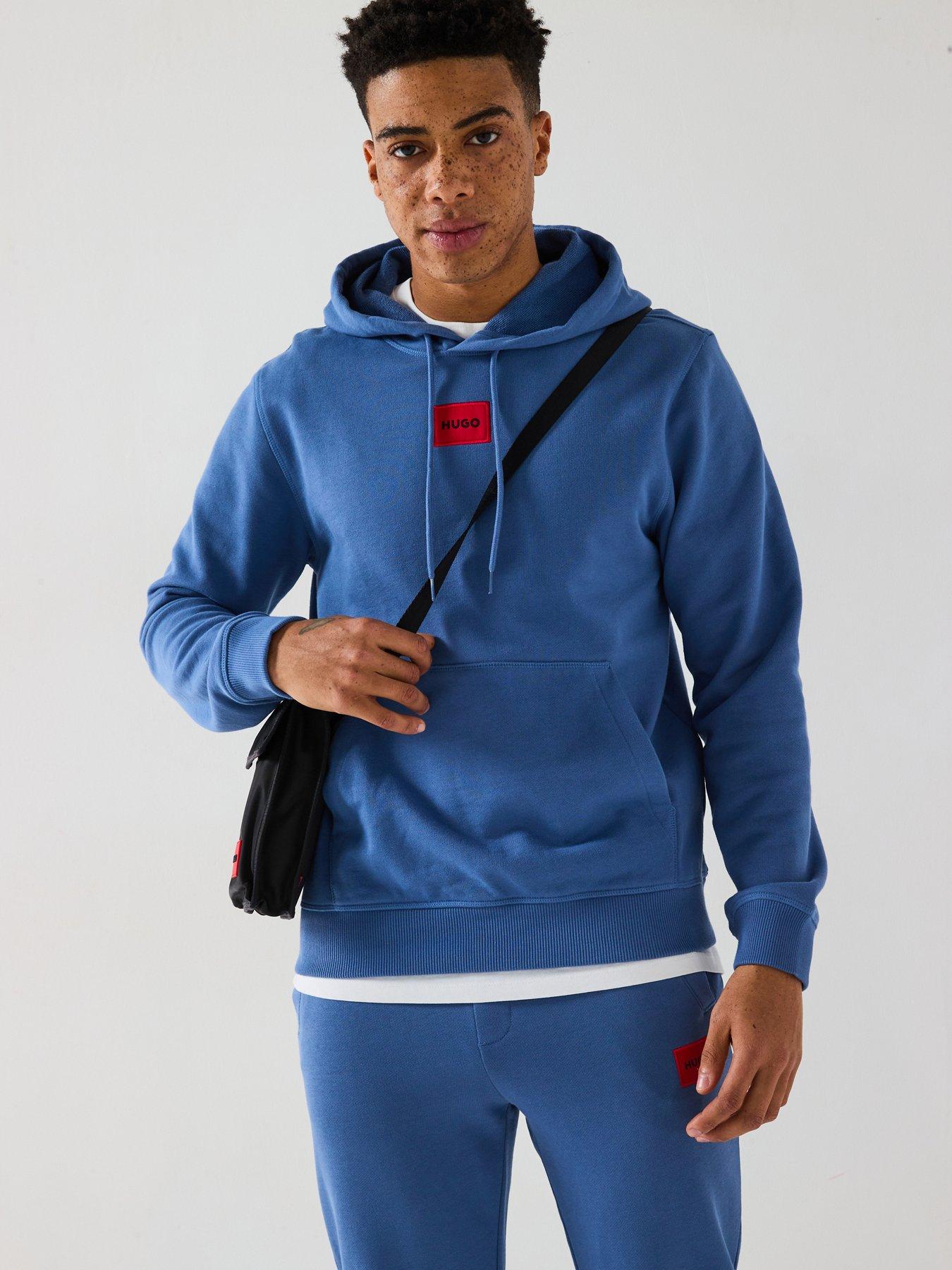 undefined Daratschi214 Centre Patch Logo Hoodie - Blue
