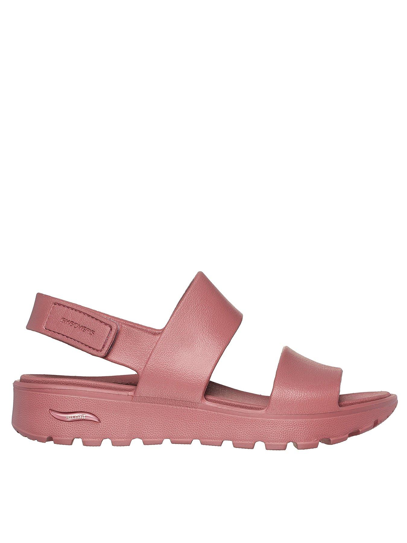 undefined Arch Fit Footsteps Molded Double Band Sling Back Sandal -rose