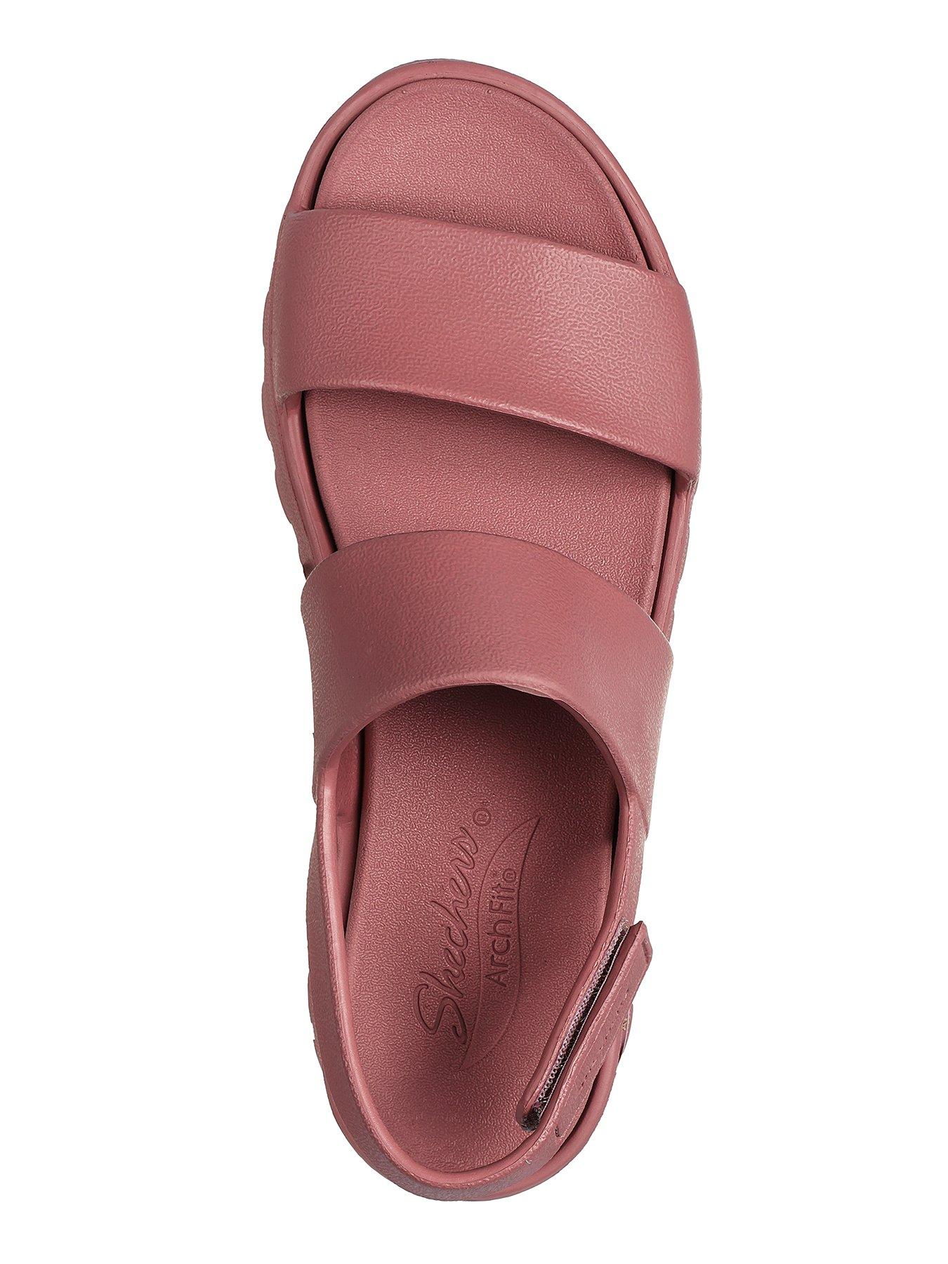 Skechers Arch Fit Footsteps Molded Sling Back Sandal Rose Very
