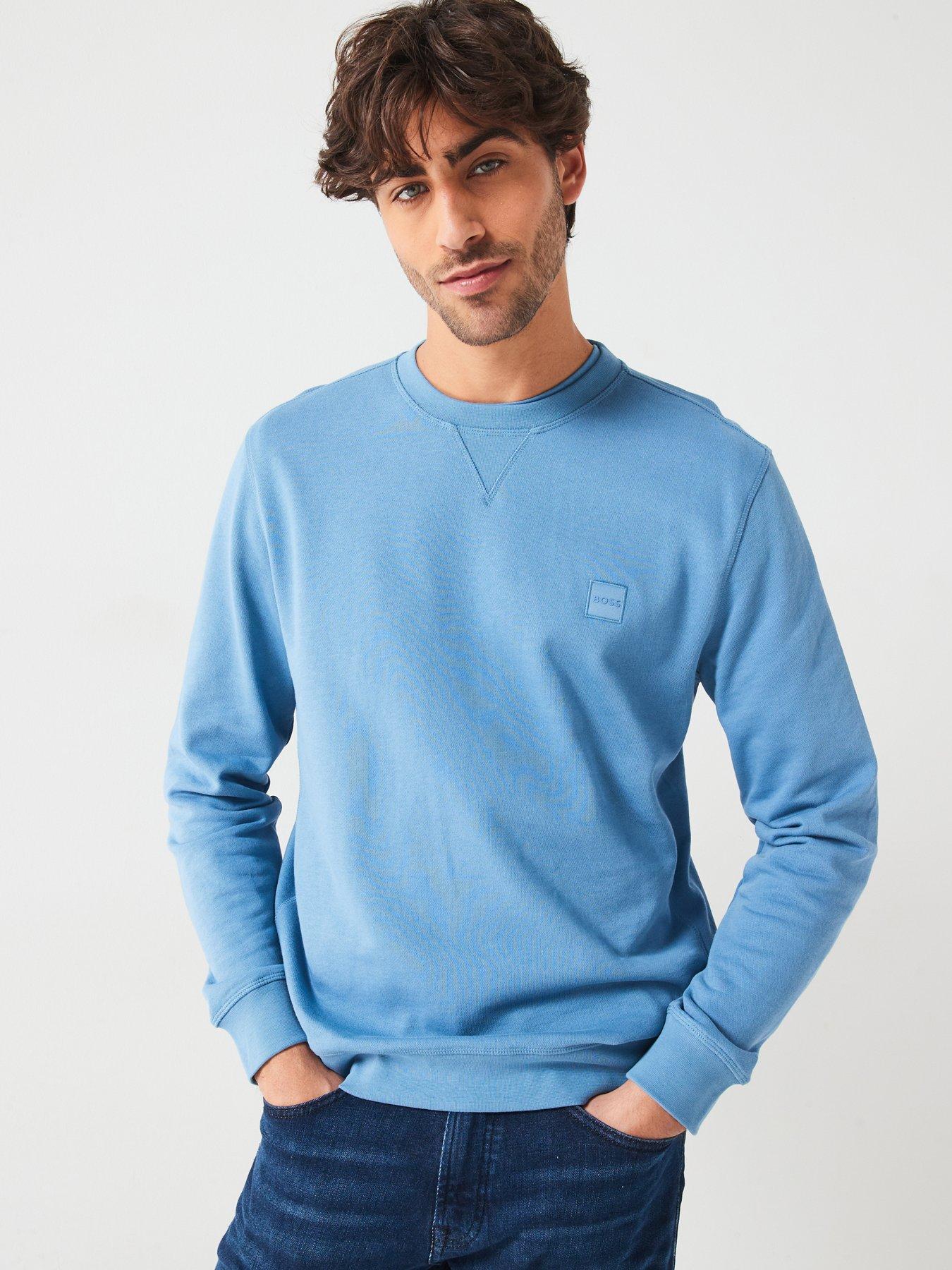 undefined Westart Relaxed Fit Crew Sweatshirt - Light Blue