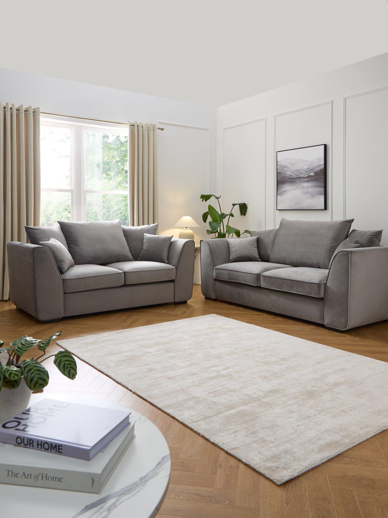 Product photograph of Very Home Cairo 3 2 Seater Sofa Set Buy Amp Save - Fsc Reg Certified from very.co.uk