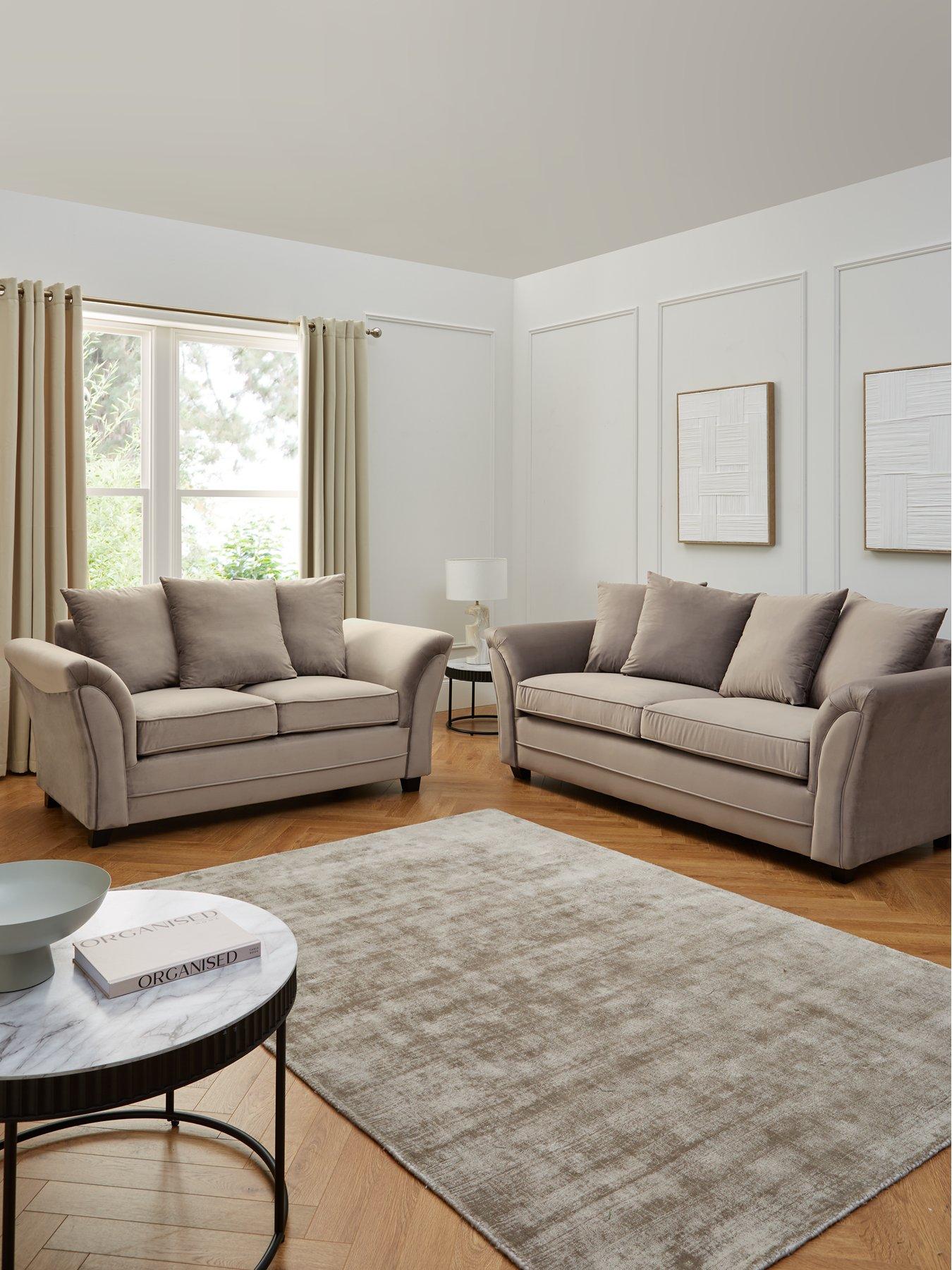 The Very Collection Leila Fabric 3 Seater + 2 Seater Sofa Set (Buy  &  SAVE!) - FSC® Certified