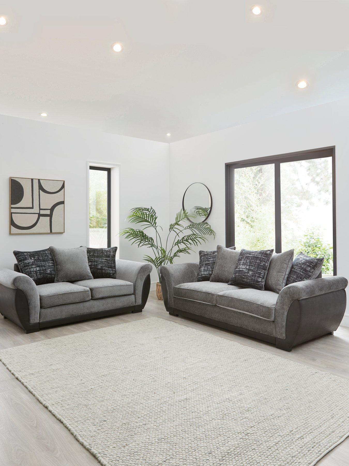 Product photograph of Very Home Lana 3 Seater 2 Seater Sofa Set Buy Save - Fsc Reg Certified from very.co.uk