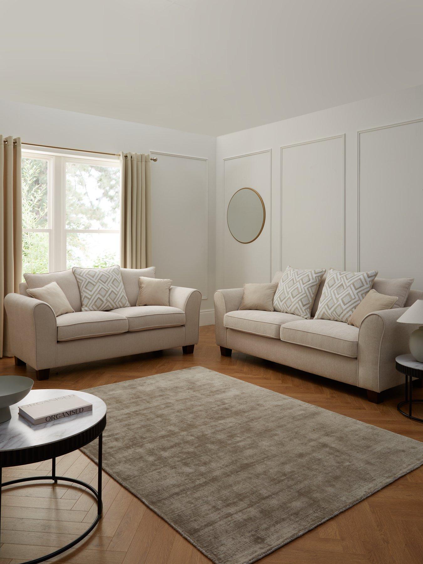 undefined Amore 3 Seater + 2 Seater Fabric Sofa Set (Buy  &  SAVE!) - FSC Certified