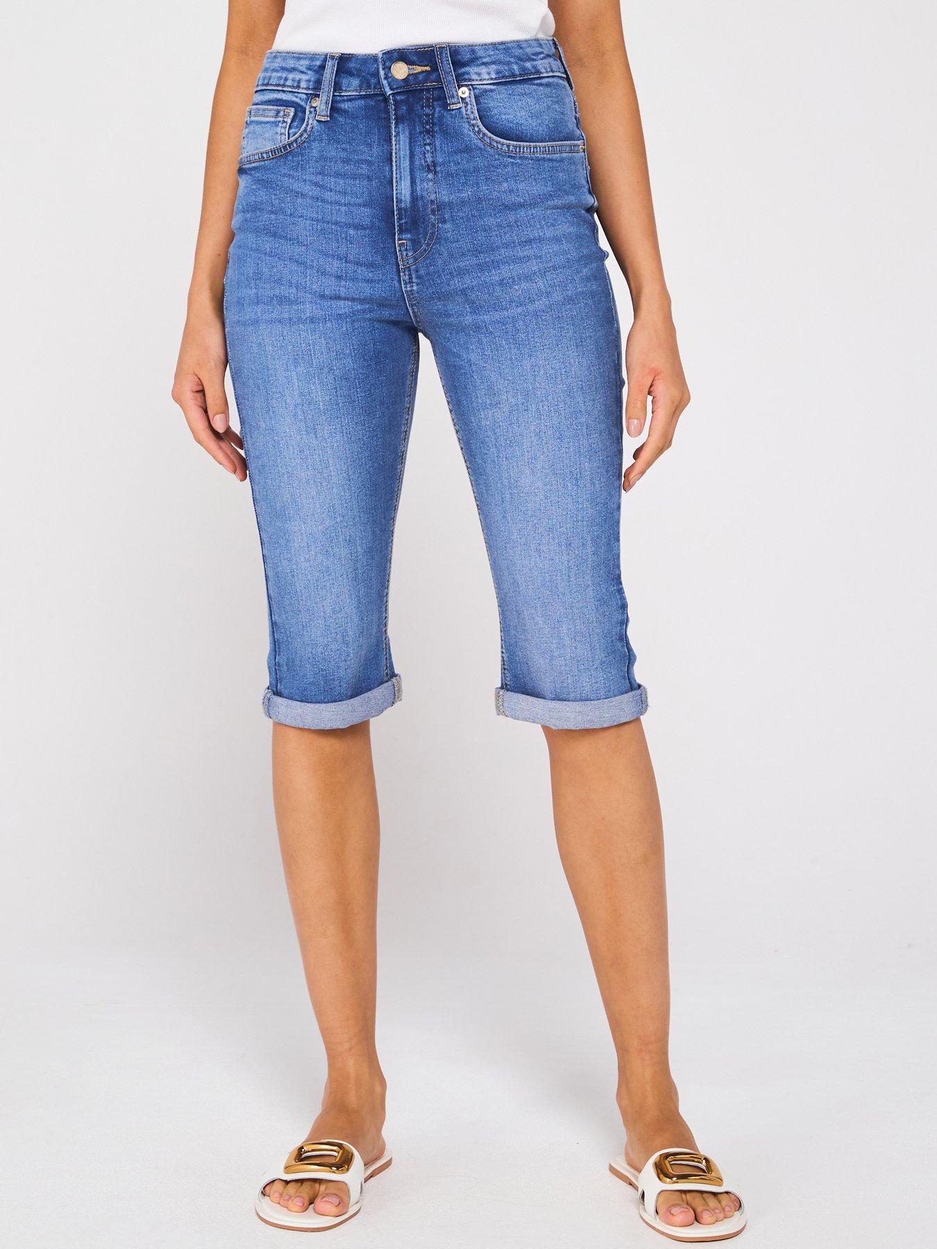 undefined Sydney Denim Shorts - Mid Wash