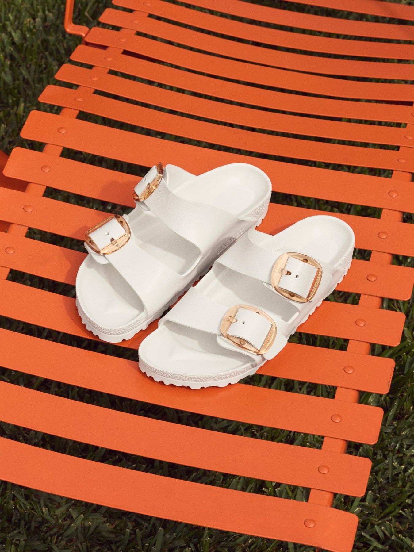 Image 1 of 4 of Birkenstock Arizona Big Buckle Eva Sandal - White