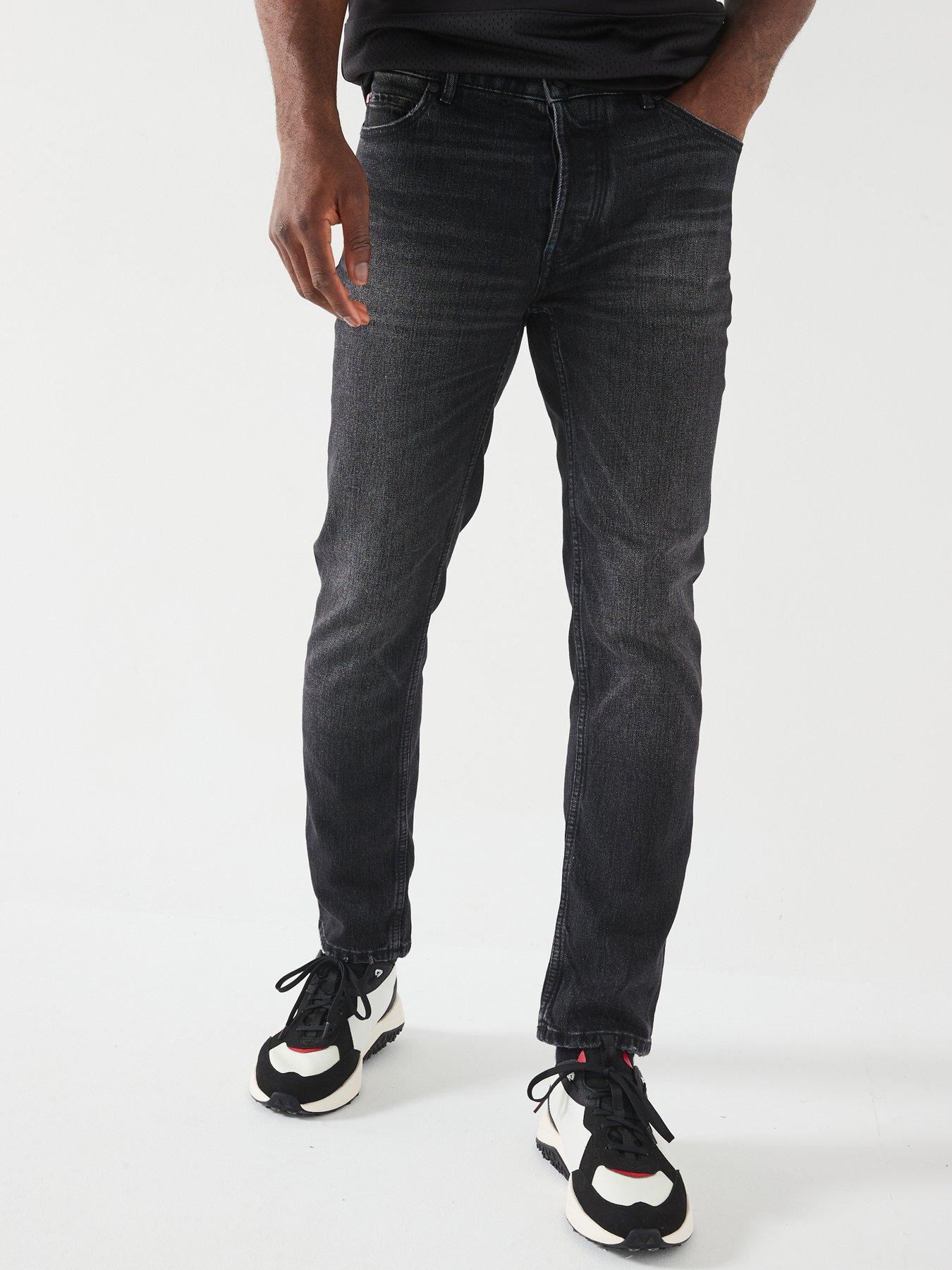 Image 1 of 4 of HUGO 634 Tapered Fit Jeans - Dark Grey