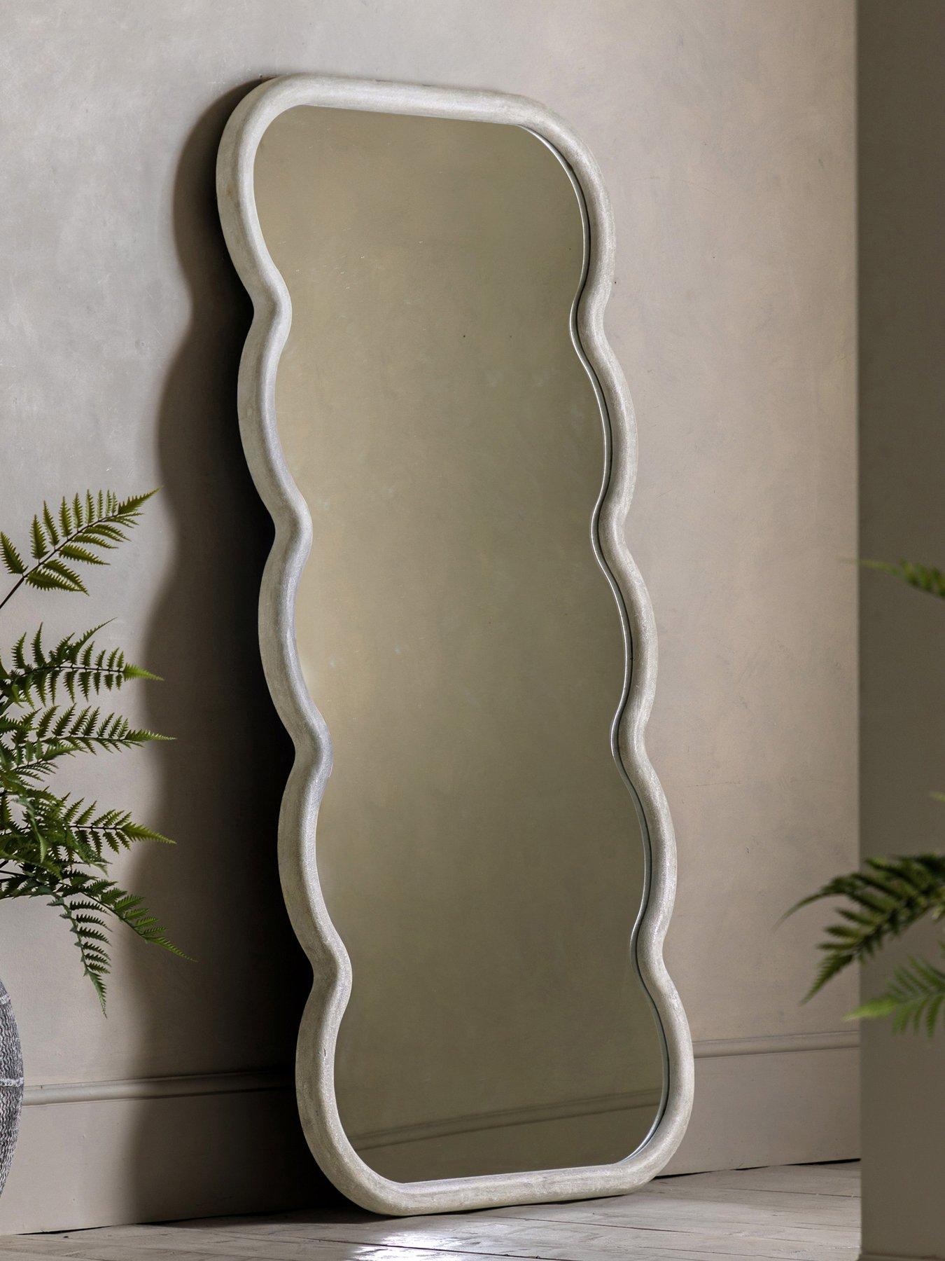 Product photograph of Gallery Como Curved Leaner Mirror Ndash 90 X 180 Cm from very.co.uk
