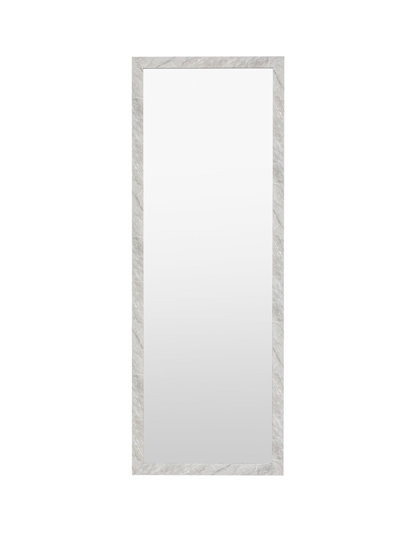 Image 2 of 7 of Gallery Direct Romano Mirror Marbled White 570x1570mm