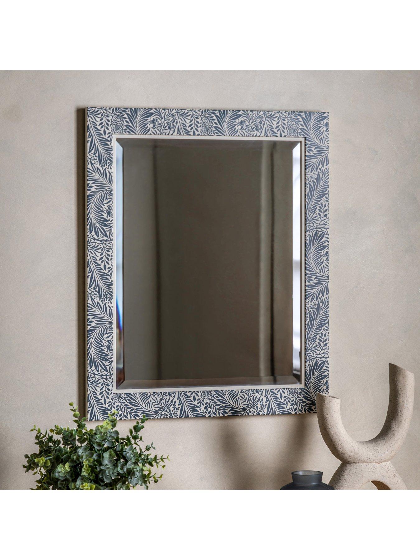 Product photograph of Gallery Cotswold Mirror Navy Wm1 510x610mm from very.co.uk