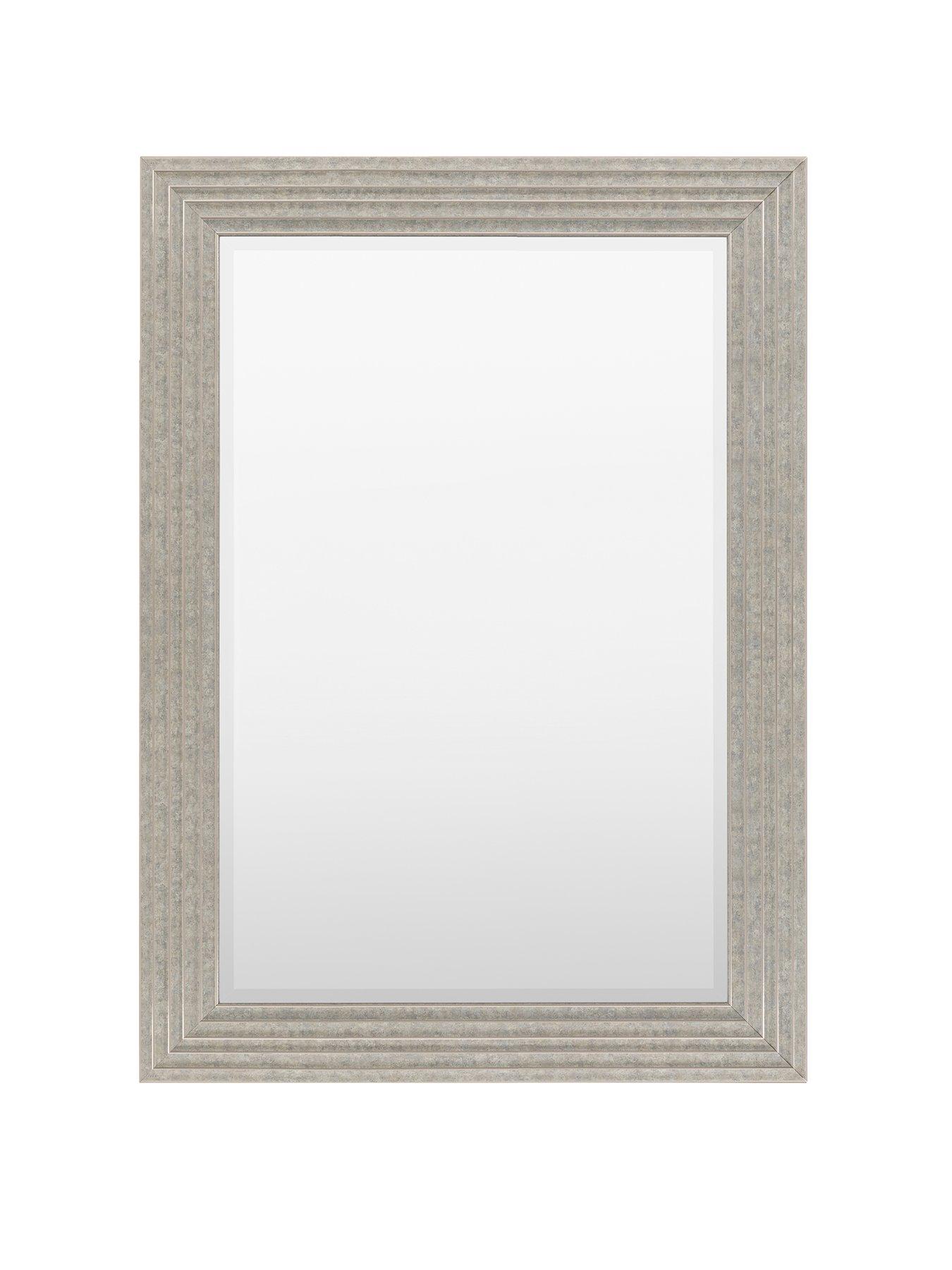 Product photograph of Gallery Whitechapel Mirror Silver Rectangle 770x1070mm from very.co.uk