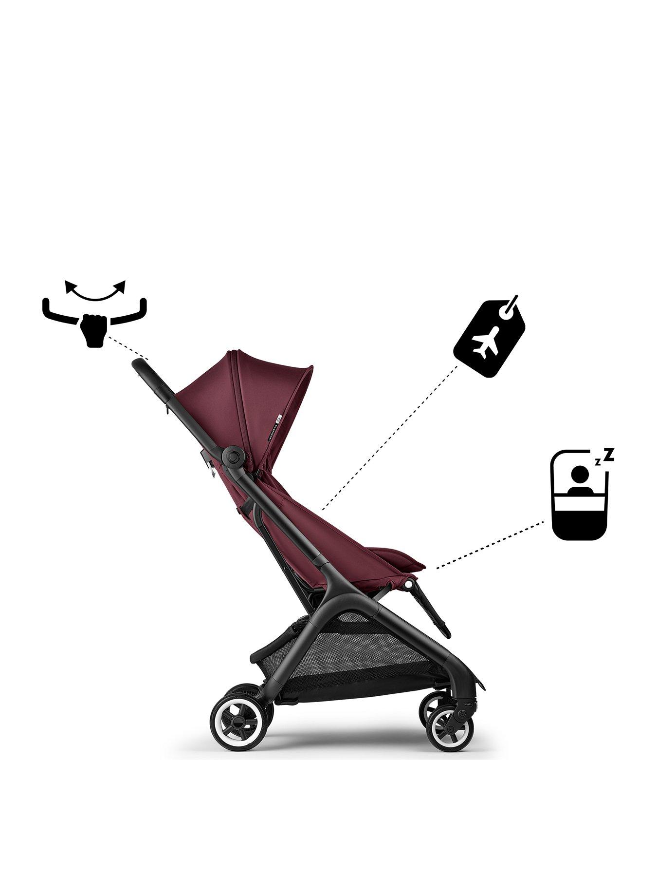 Bugaboo Butterfly Complete UK Black/Dark Cherry