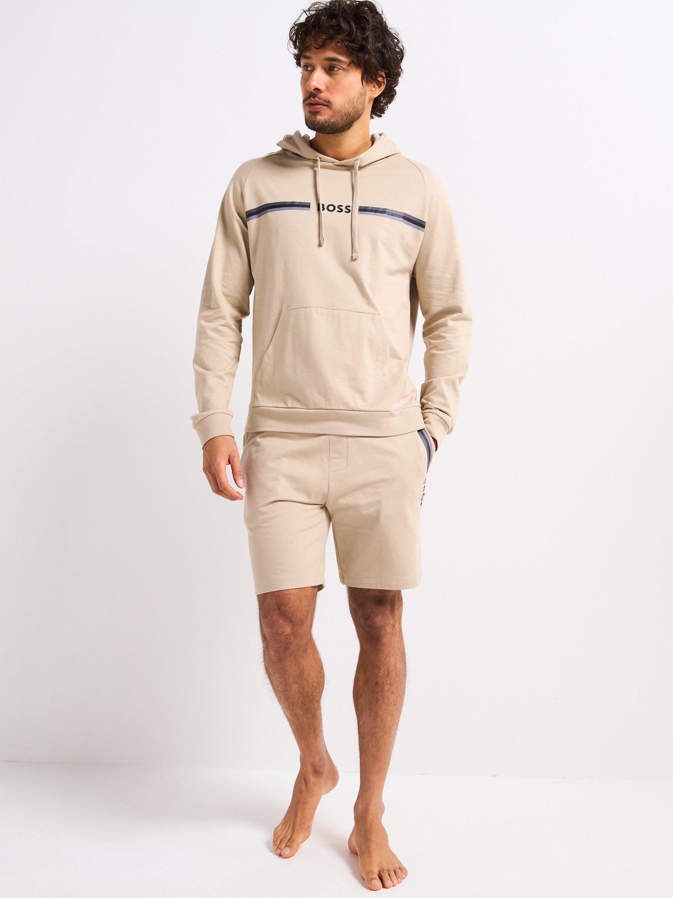 Image 3 of 4 of BOSS Authentic Loungewear Hoodie - Beige