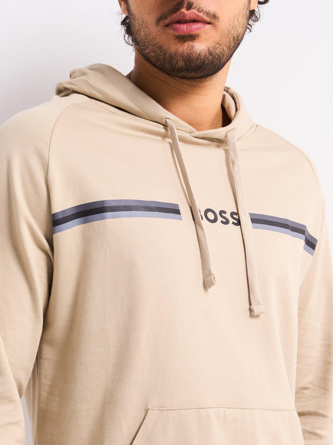 Image 4 of 4 of BOSS Authentic Loungewear Hoodie - Beige