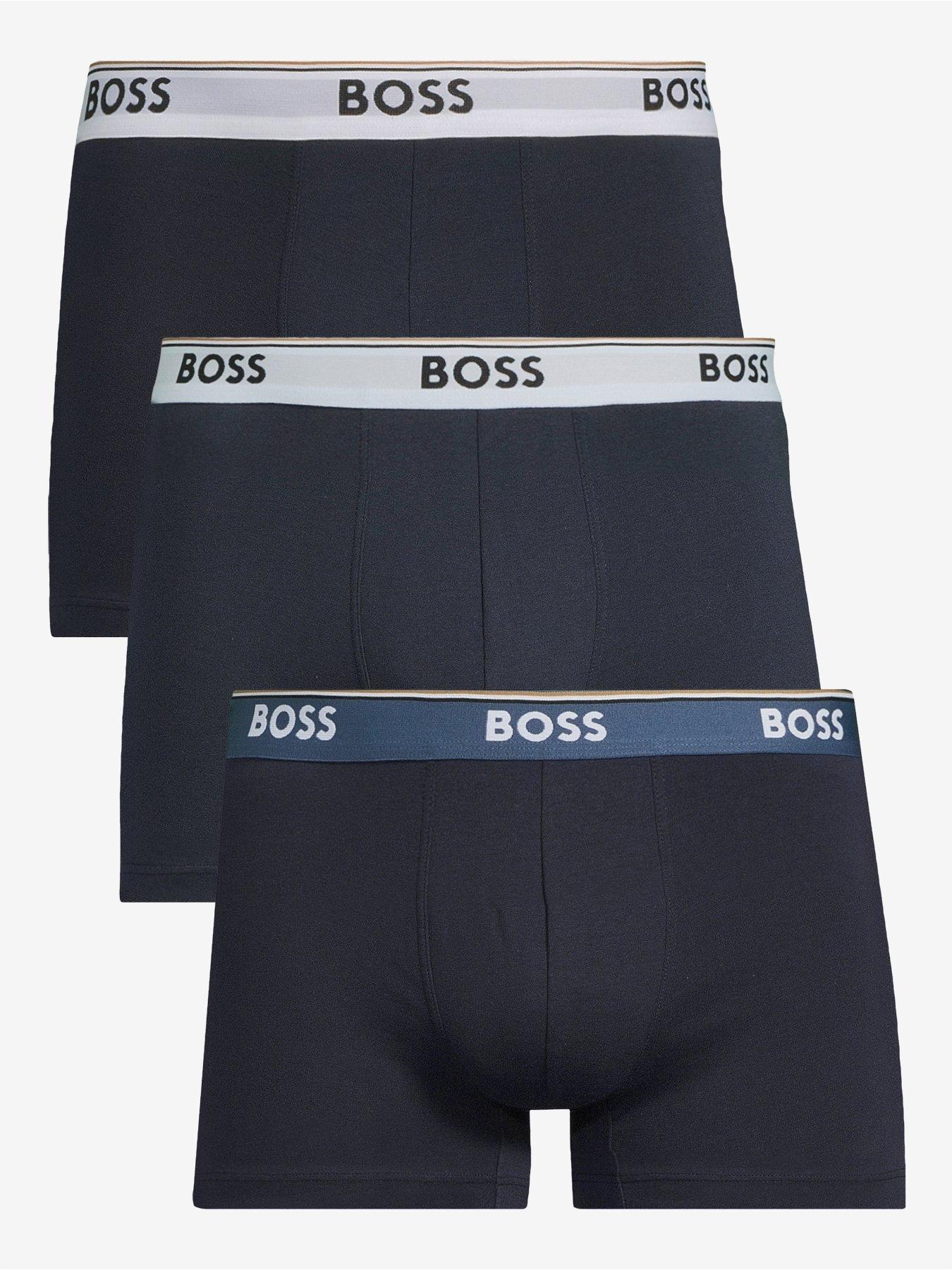 undefined 3 Pack Power Boxer Briefs - Navy