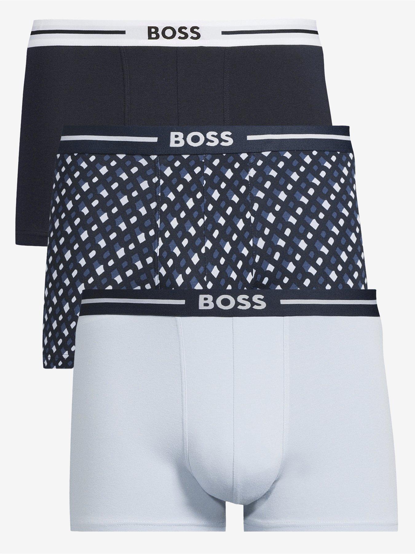 Image 1 of 3 of BOSS 3 Pack of Bold Mono Print Trunks - Multi