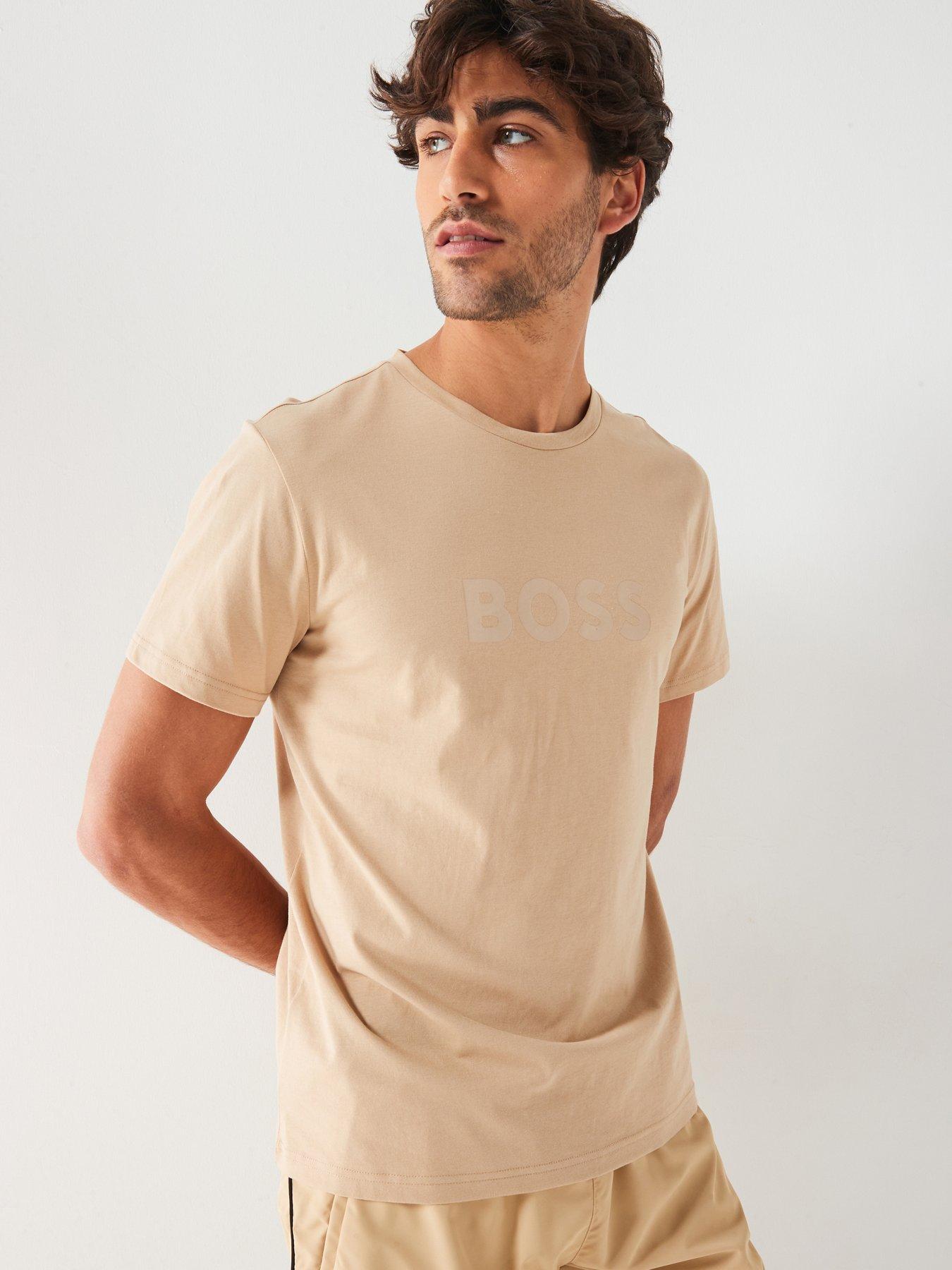 undefined T-shirt Rn Centre Logo Loungewear T-shirt-beige