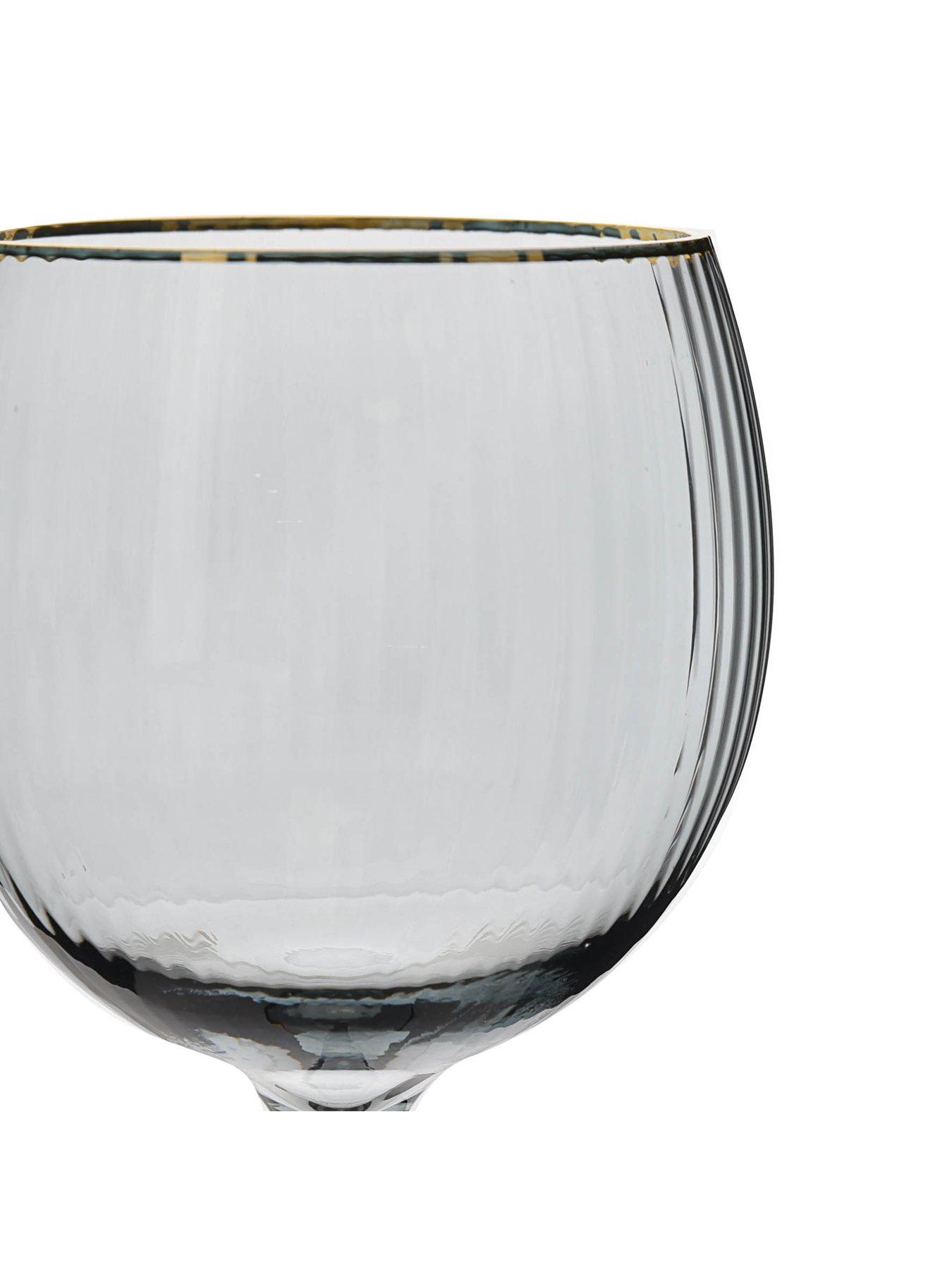 Image 2 of 3 of Hestia Serene Space Grey Gin Balloon Glasses&nbsp;&ndash; Set of 2