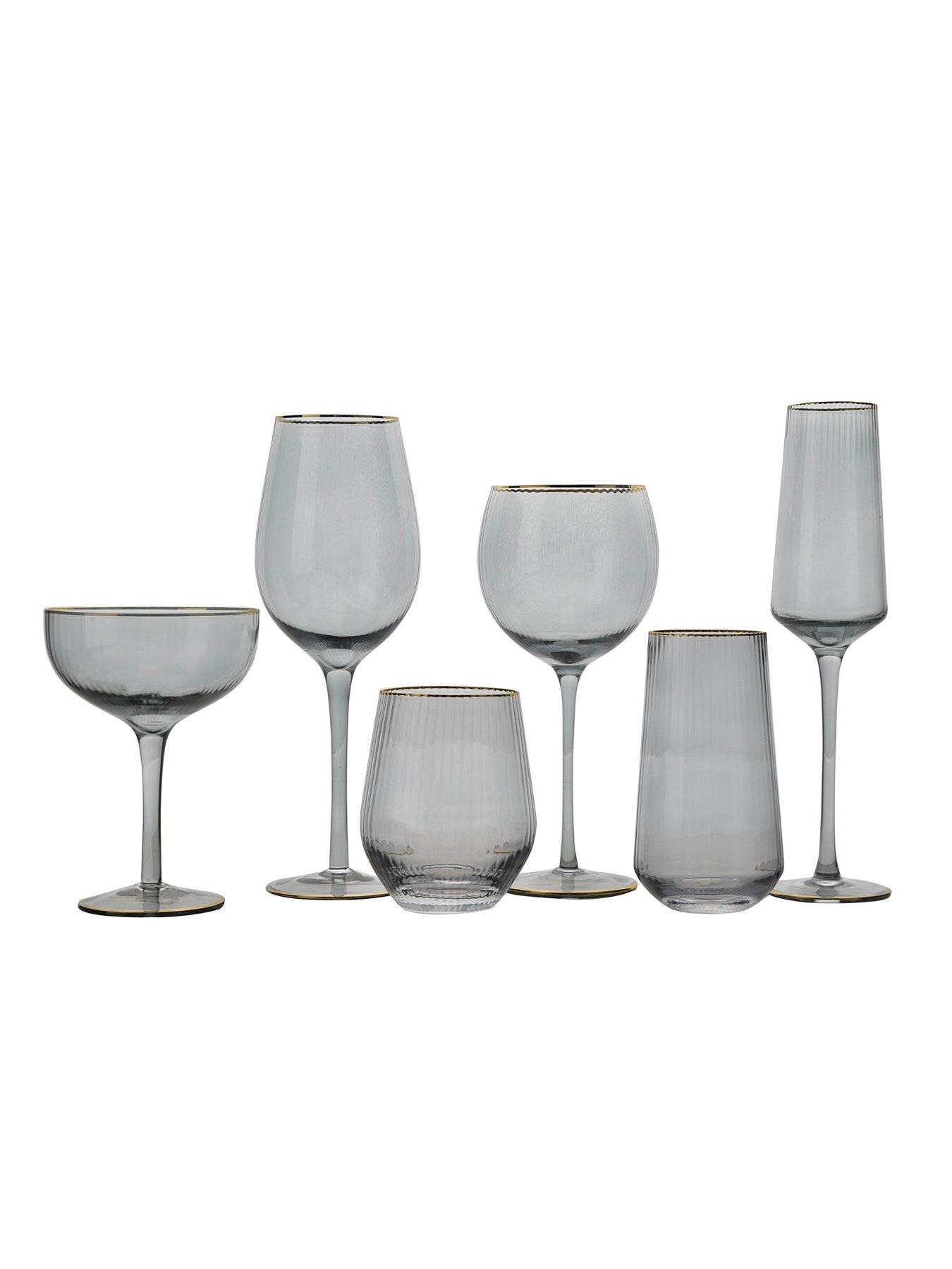 Image 3 of 3 of Hestia Serene Space Grey Gin Balloon Glasses&nbsp;&ndash; Set of 2