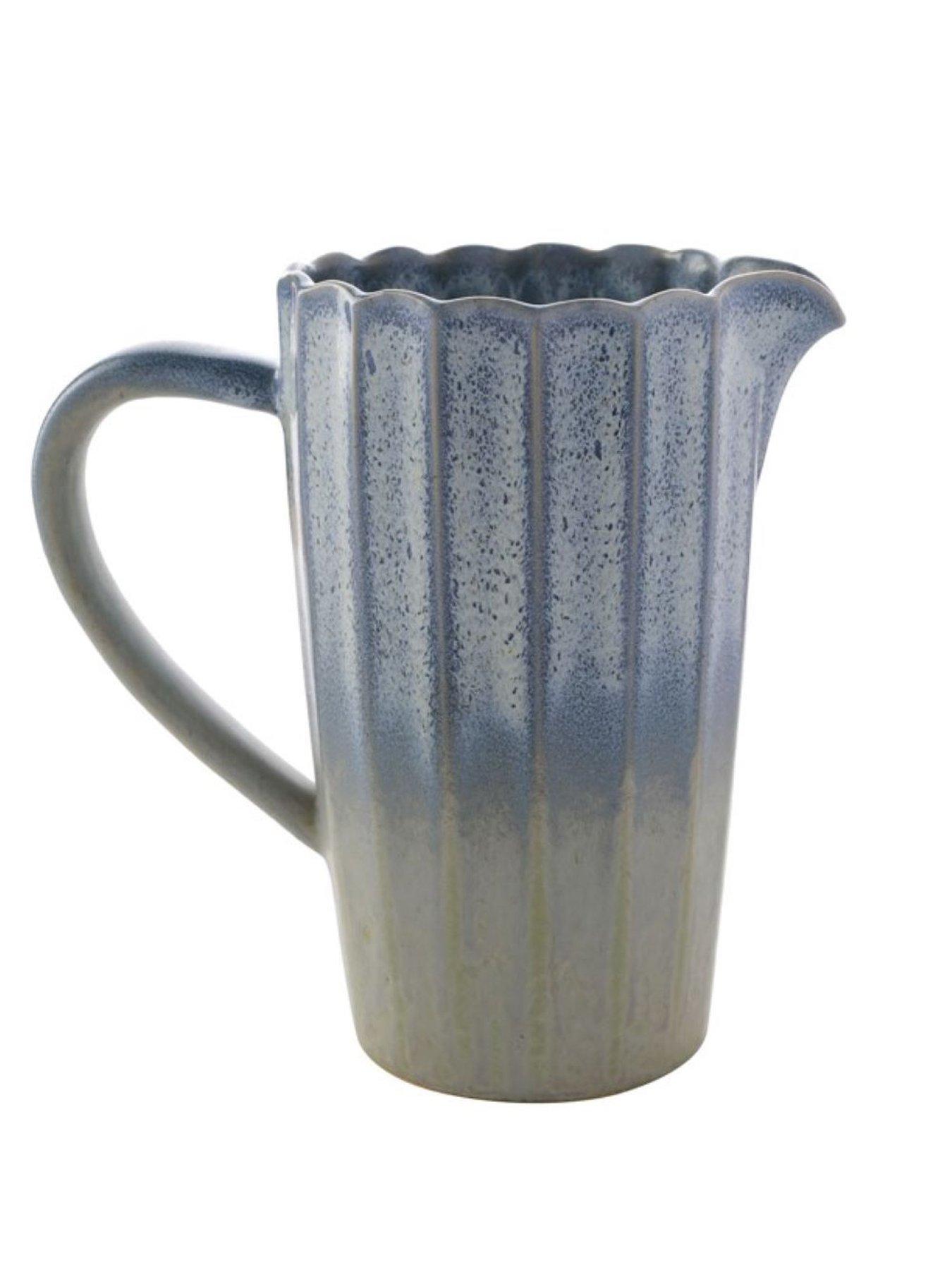 Image 2 of 3 of Hestia Scalloped Jug - Blue