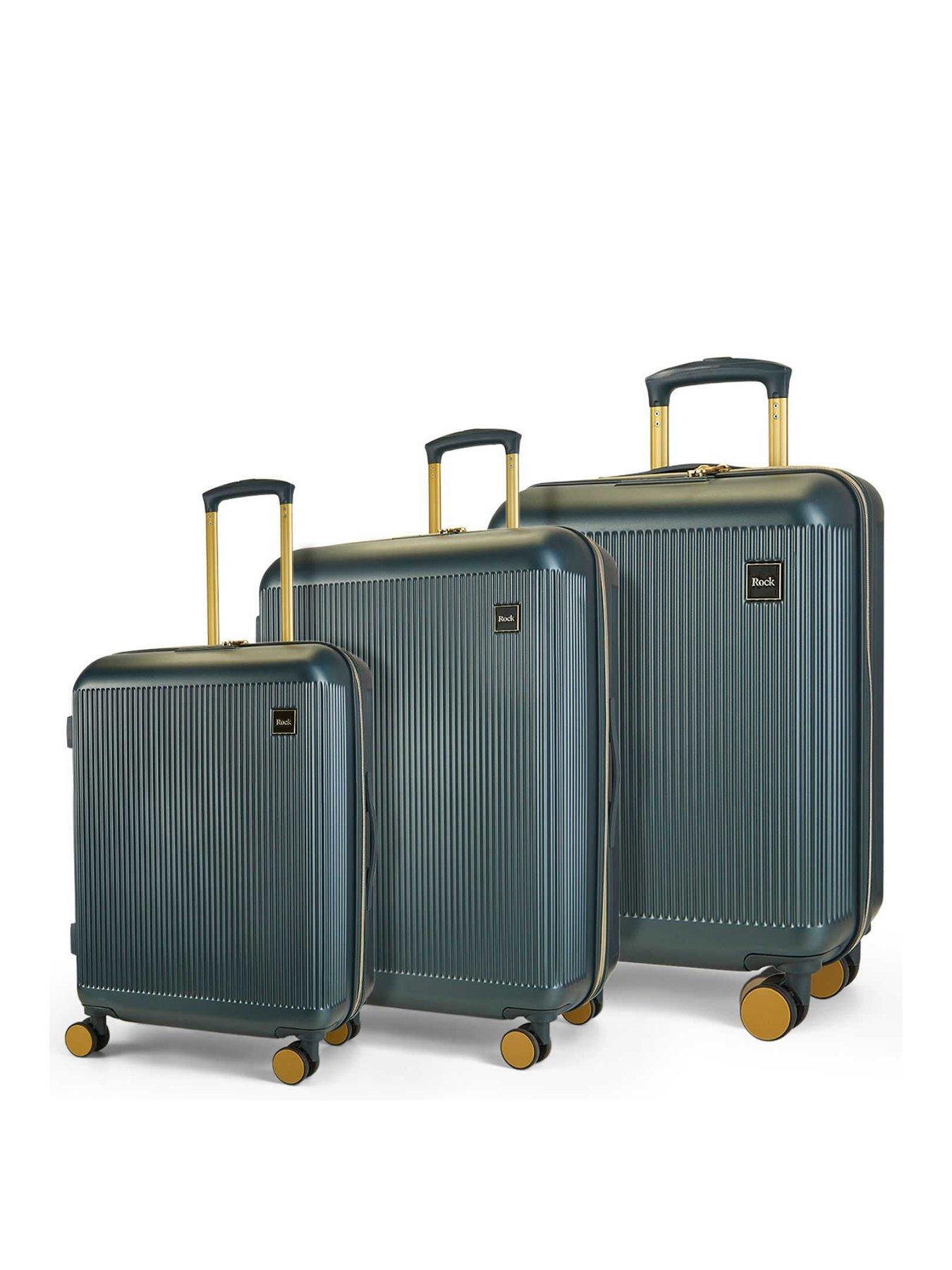 Three piece suitcase sales
