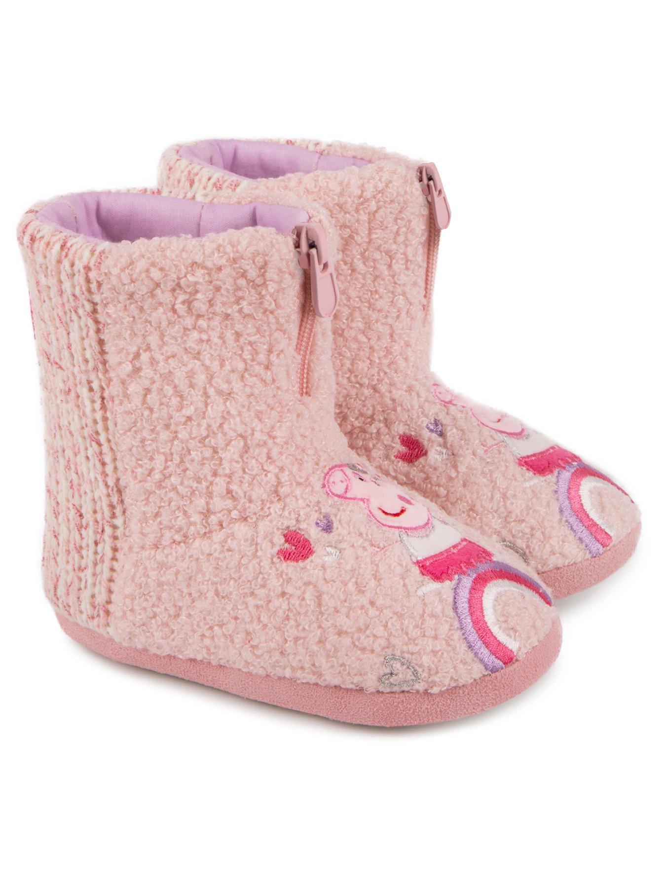 Peppa Pig Obre Fun Style Girls Pink Slippers: Aazon.co.uk