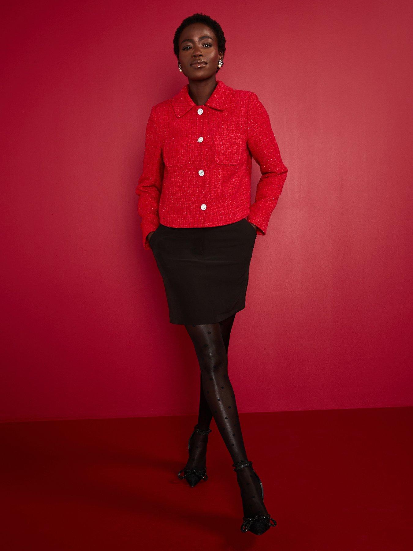 undefined Tailored Mini Skirt - Black