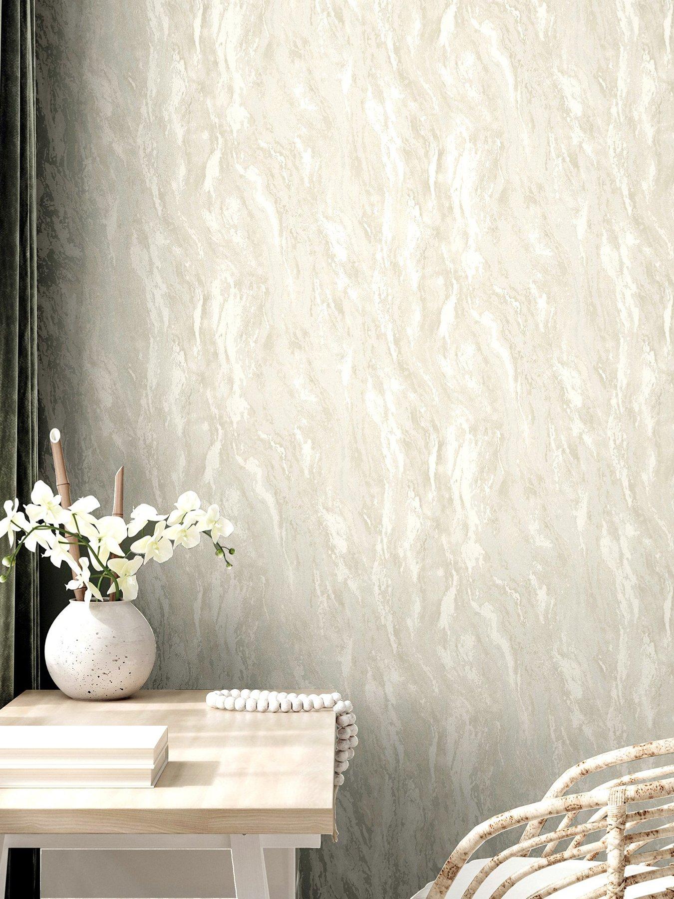 ARTHOUSE Luxe Texture Pearl Wallpaper