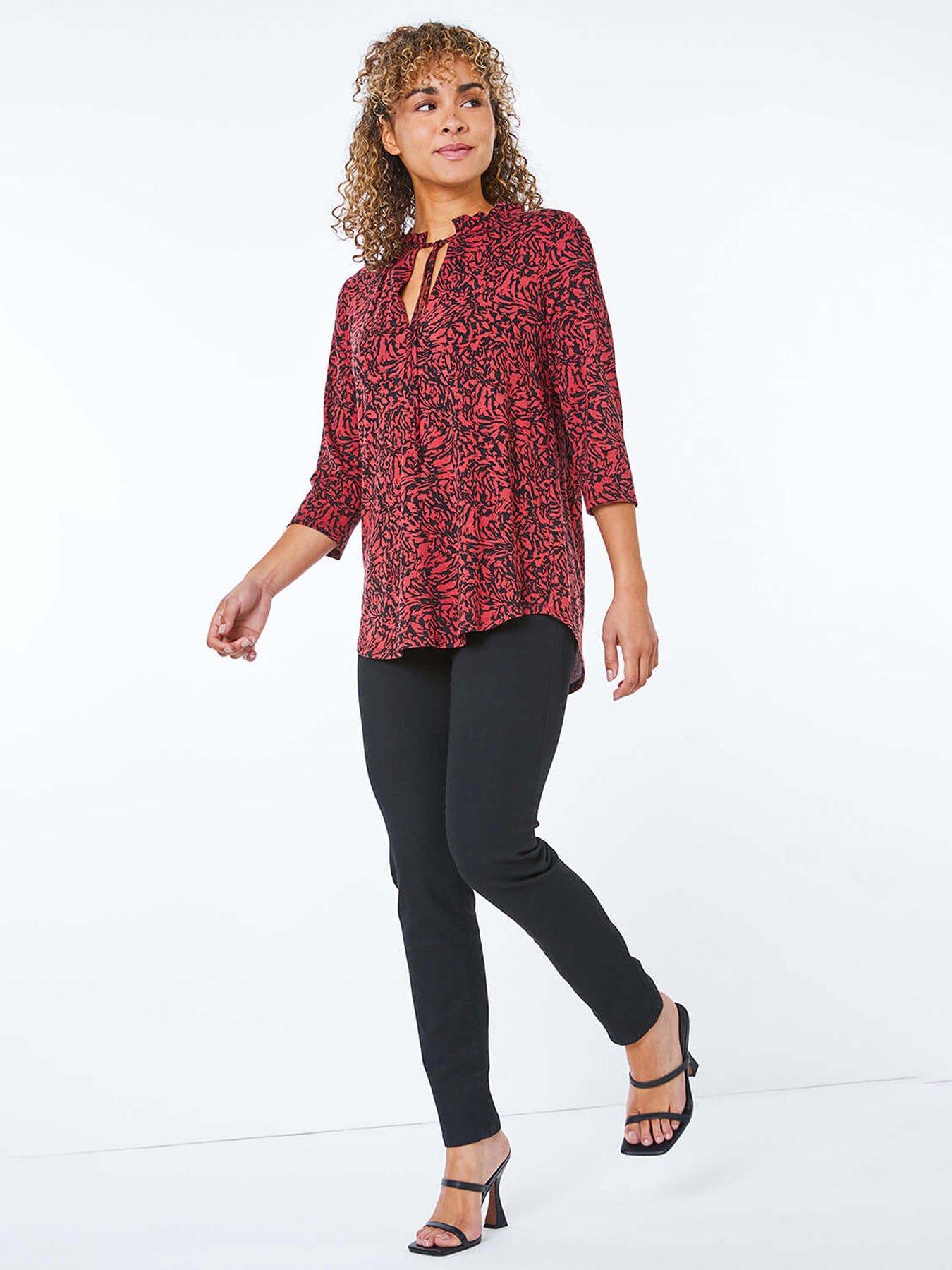 Image 3 of 5 of Roman Petite Stretch Denim Jegging - Black