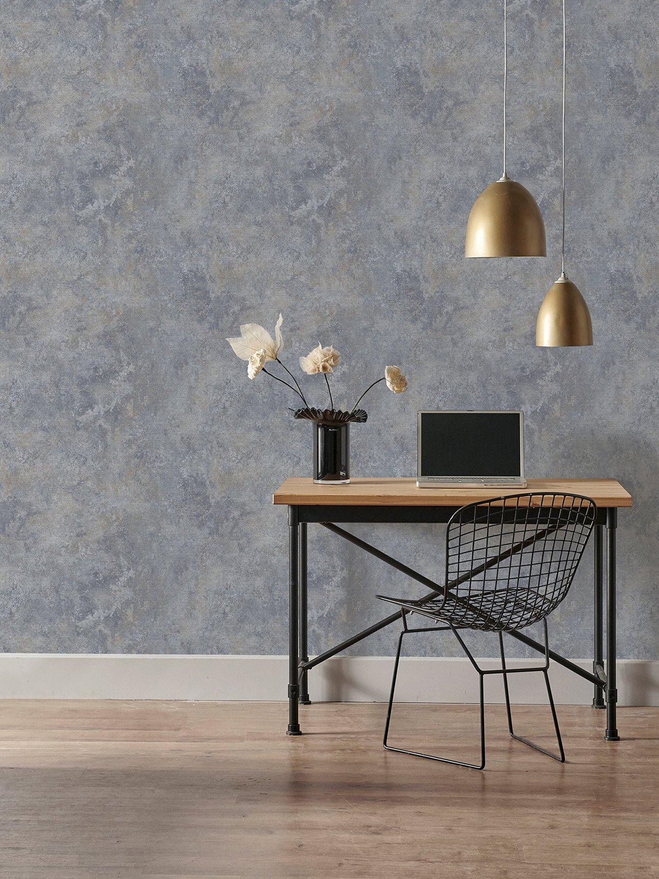 Image 3 of 6 of ARTHOUSE Modern Raffia Natural &amp; Grey Wallpaper
